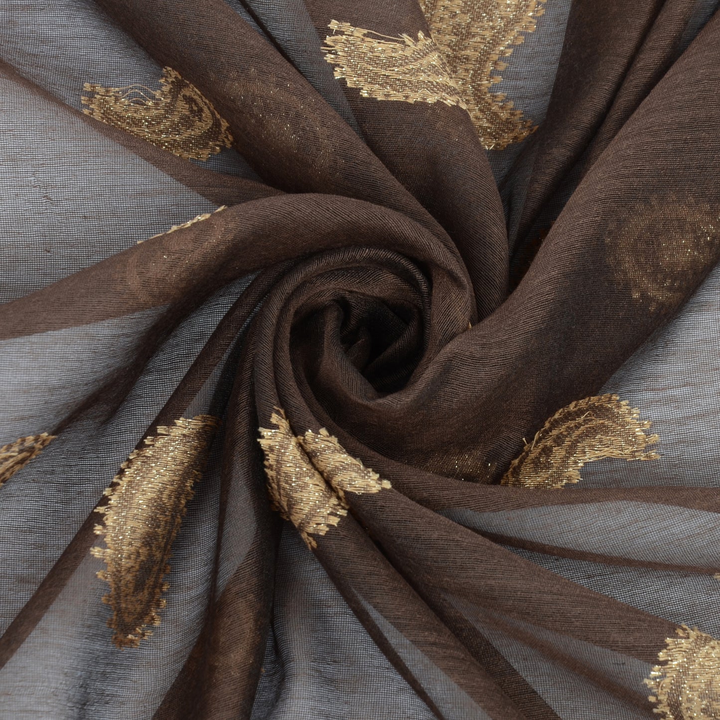 Anna-Kaci Vintage Jacquard Square Scarf Elegant Retro Floral Pattern Headscarf Shawl Wrap - 35.4IN¡Á35.4IN