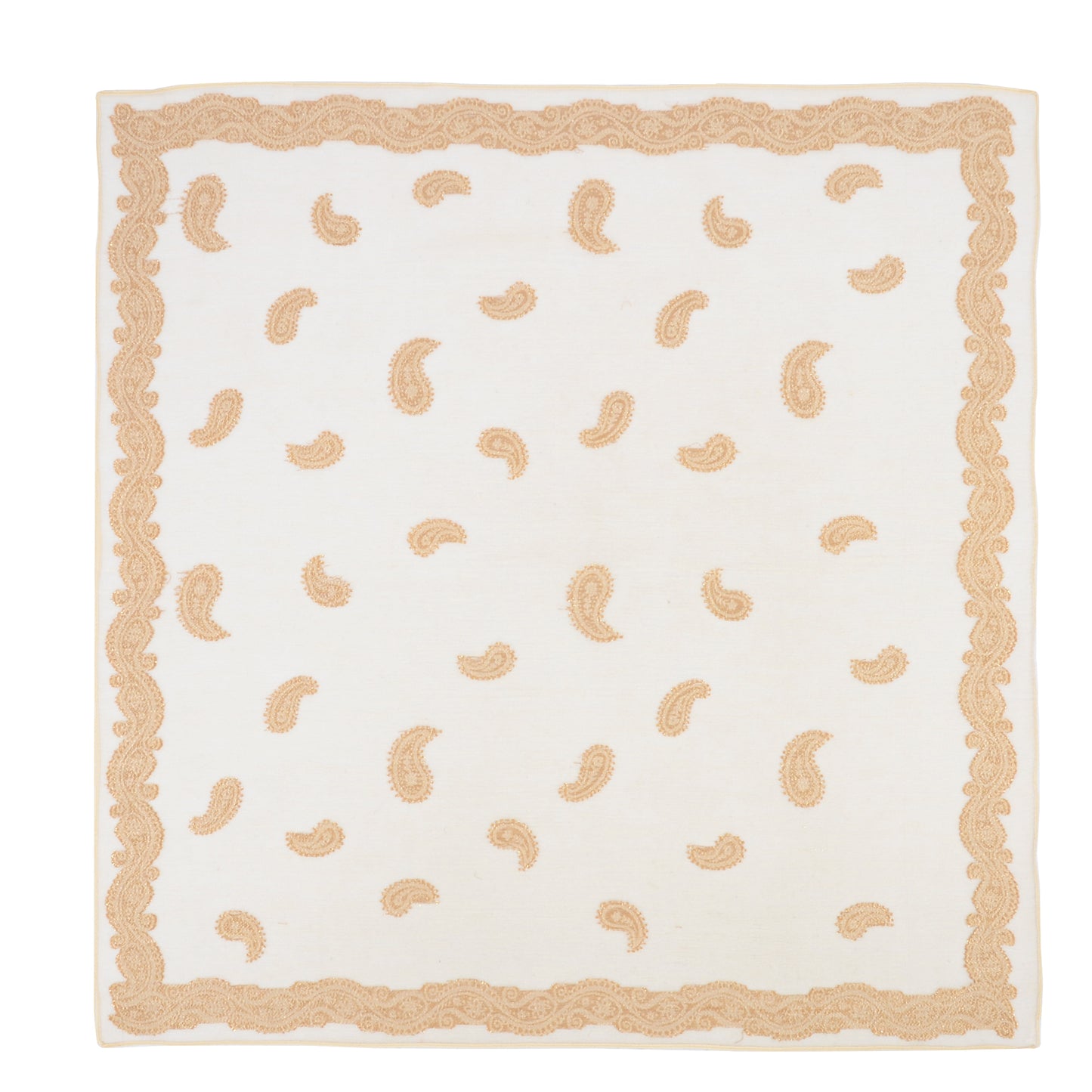 Anna-Kaci Vintage Jacquard Square Scarf Elegant Retro Floral Pattern Headscarf Shawl Wrap - 35.4IN¡Á35.4IN
