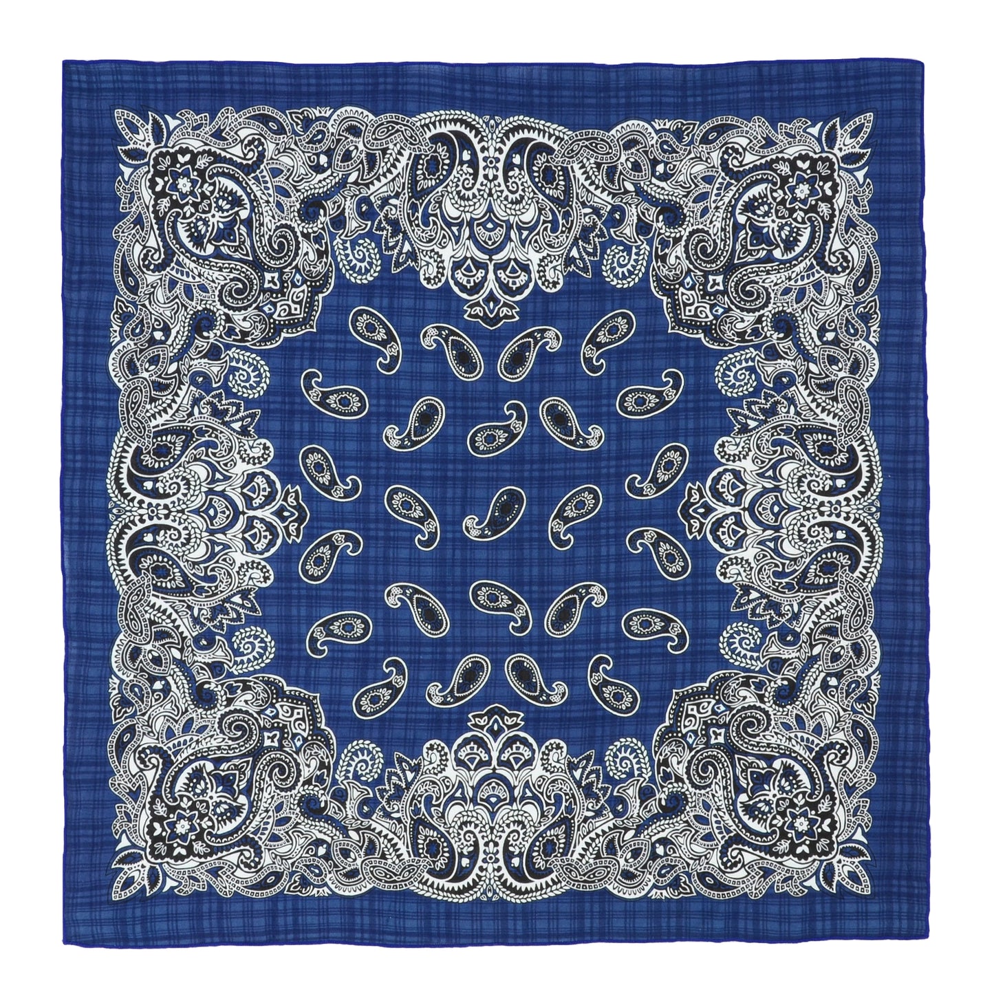 Anna-Kaci Cotton Paisley Print Bandana Scarf Square Neck Head Wrap - 22.8IN¡Á22.8IN