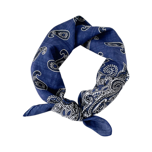 Anna-Kaci Cotton Paisley Print Bandana Scarf Square Neck Head Wrap - 22.8IN¡Á22.8IN