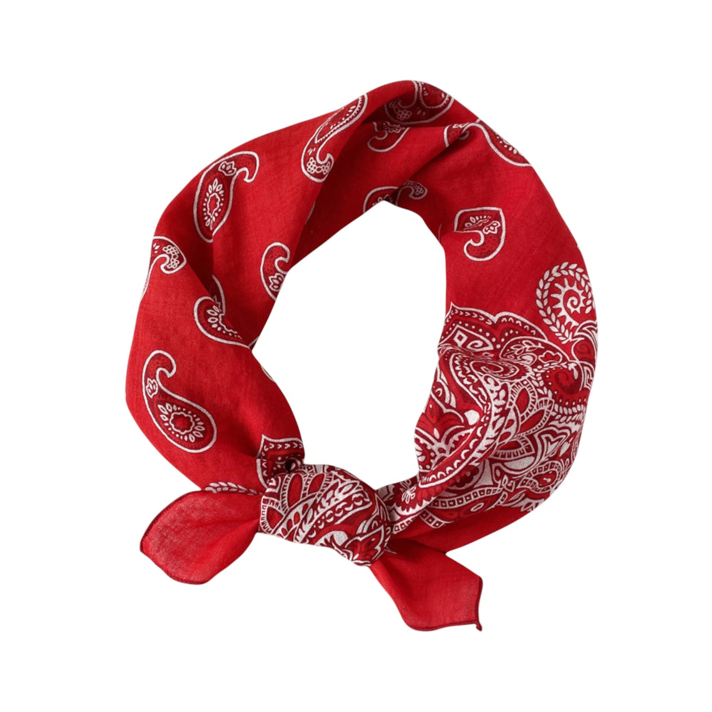Anna-Kaci Cotton Paisley Print Bandana Scarf Square Neck Head Wrap - 22.8IN¡Á22.8IN
