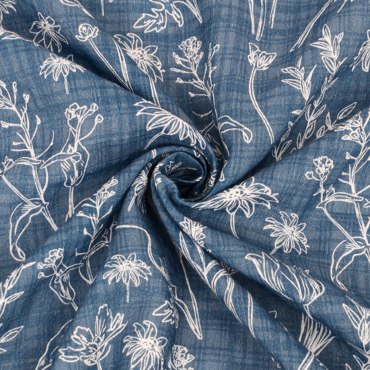 Anna-Kaci Cotton Square Neck Scarf Printed Four Seasons Versatile Fashion Accessory - 22.8IN¡Á22.8IN