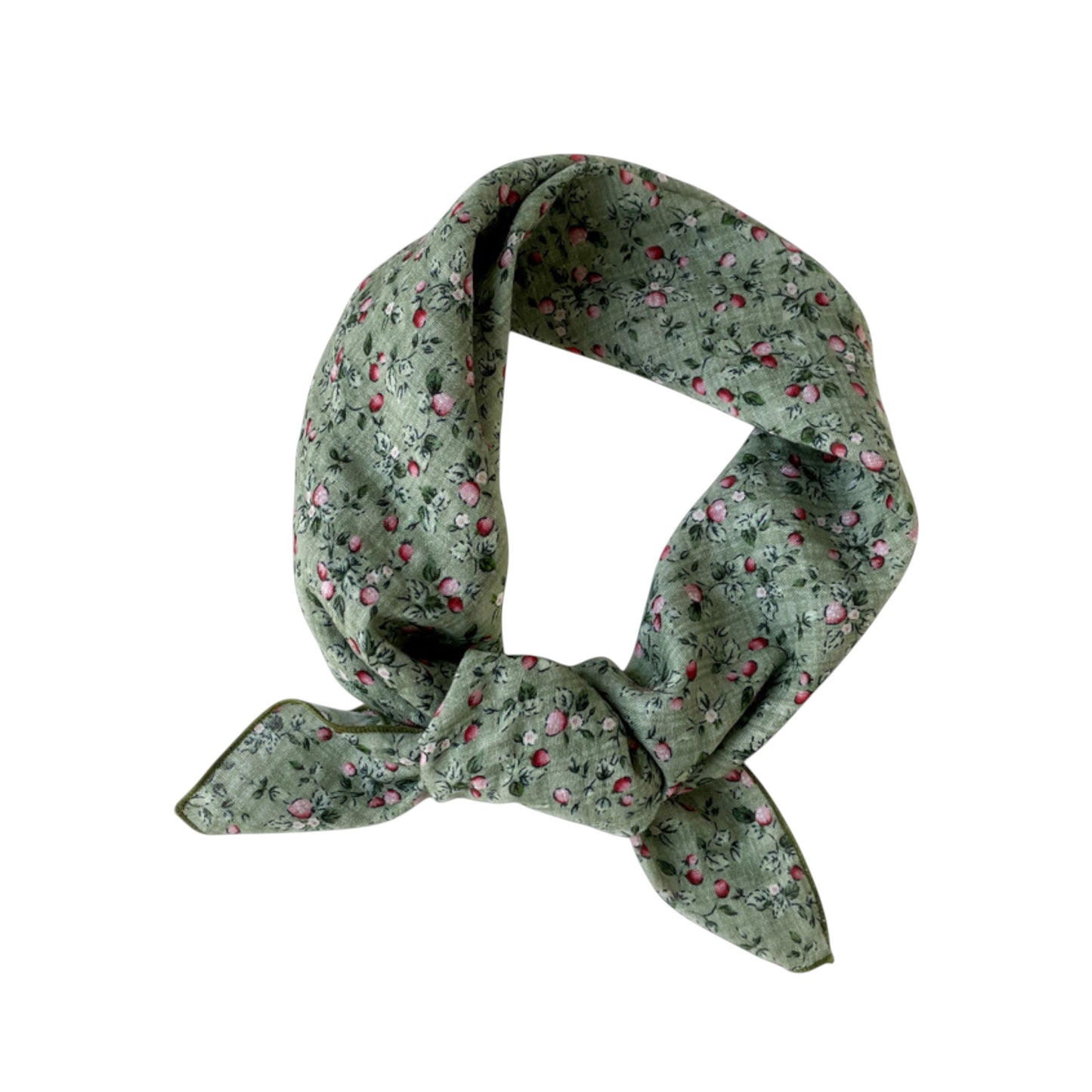 Anna-Kaci Cotton Square Neck Scarf Printed Four Seasons Versatile Fashion Accessory - 22.8IN¡Á22.8IN