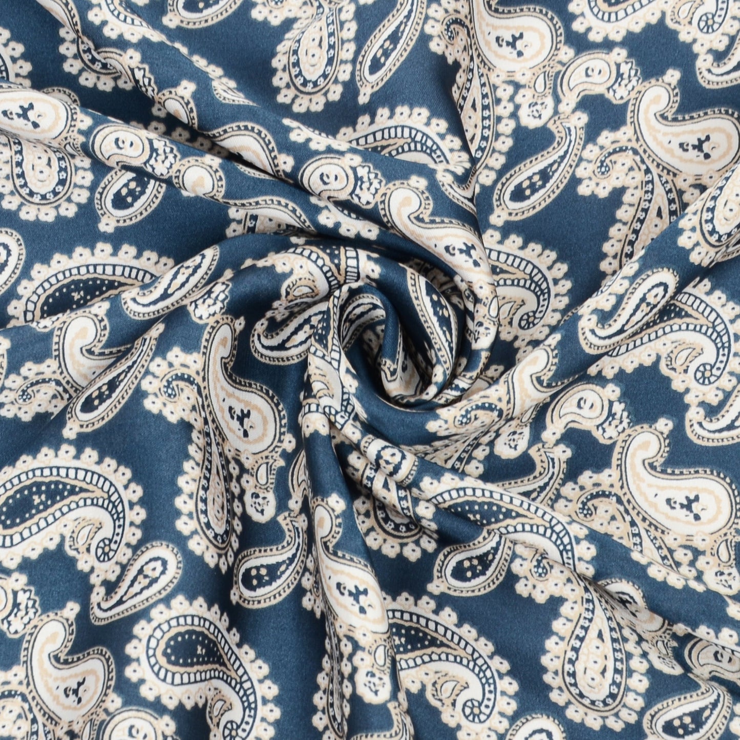 Anna-Kaci Satin Scarf Premium Cashew Print Square Print Neck Head Bag Accessory - 27.5IN¡Á27.5IN