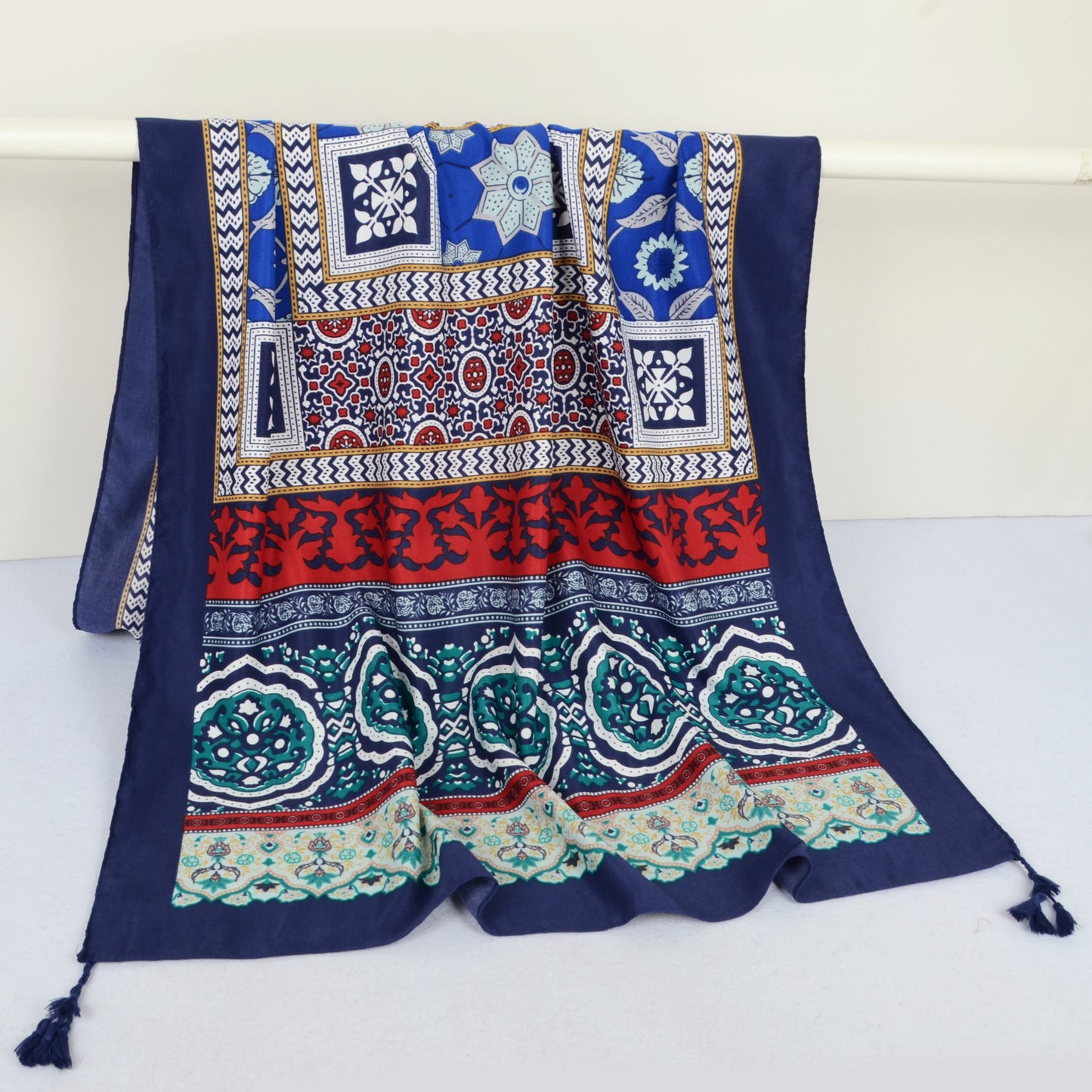Anna-Kaci Vintage Oversized Scarf Lightweight Versatile Wrap for Beach Travel and Everyday Styling - 70.9IN¡Á35.4IN