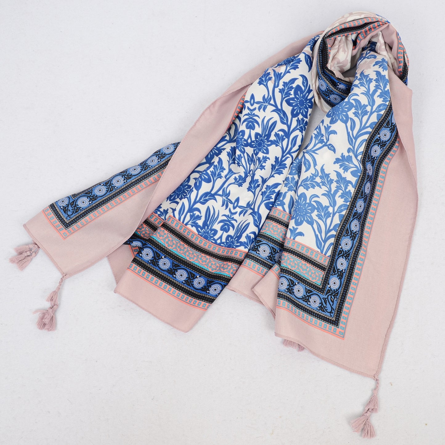 Anna-Kaci Vintage Oversized Scarf Lightweight Versatile Wrap for Beach Travel and Everyday Styling - 70.9IN¡Á35.4IN