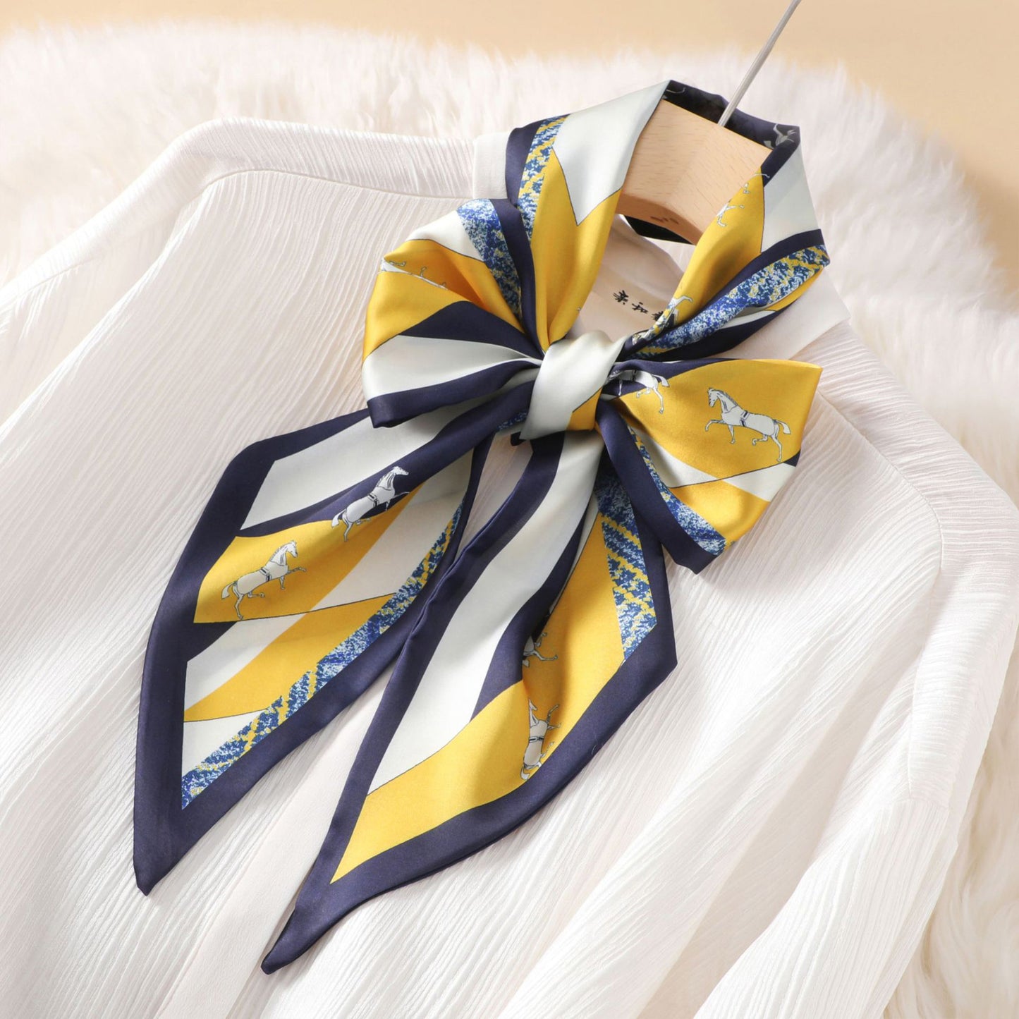 Anna-Kaci Elegant Versatile Satin Ribbon Scarf for Neck Hair and Handbag Decoration - 57IN¡Á5IN
