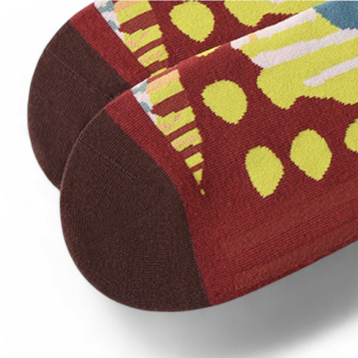 Alilang Women's 3-Pack Patterned Crew Socks with Vintage Embroidered Floral and Abstract Prints