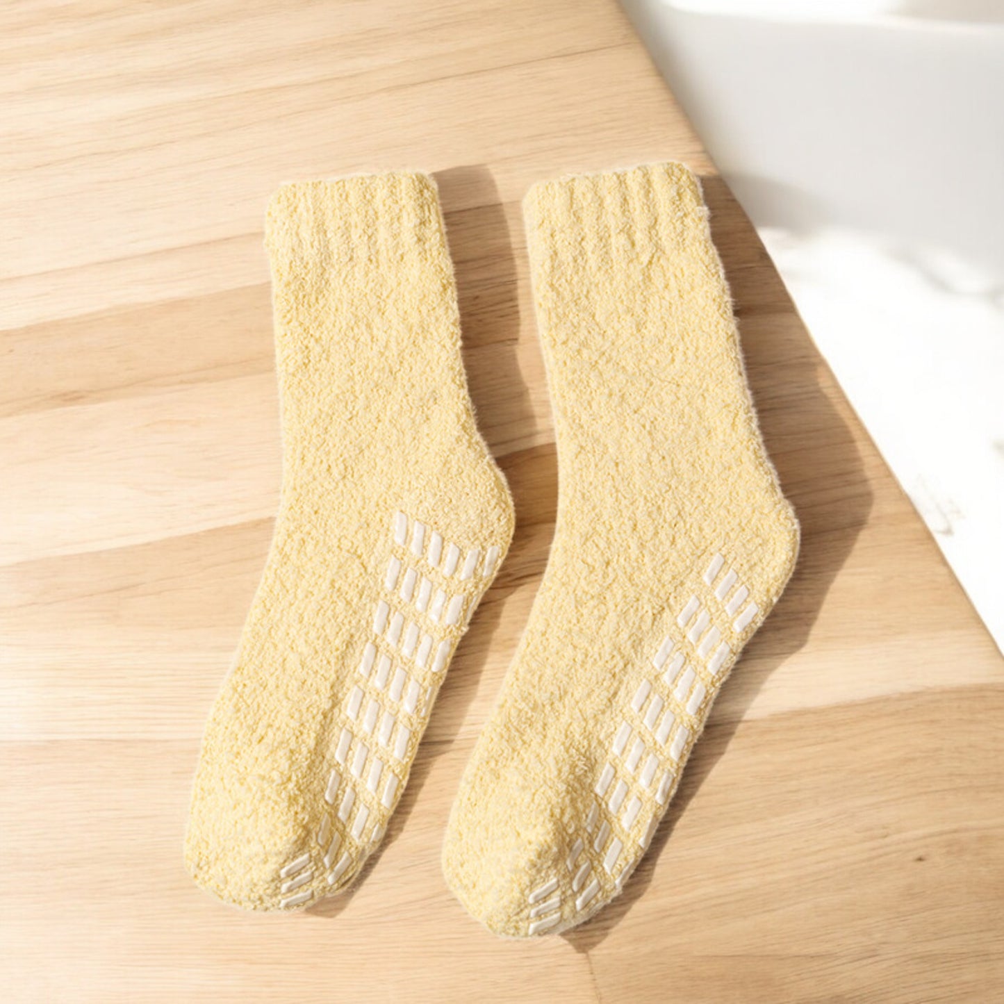 Alilang Women's 3-Pack Anti-Slip Fuzzy Grip Socks for Cozy Indoor Comfort