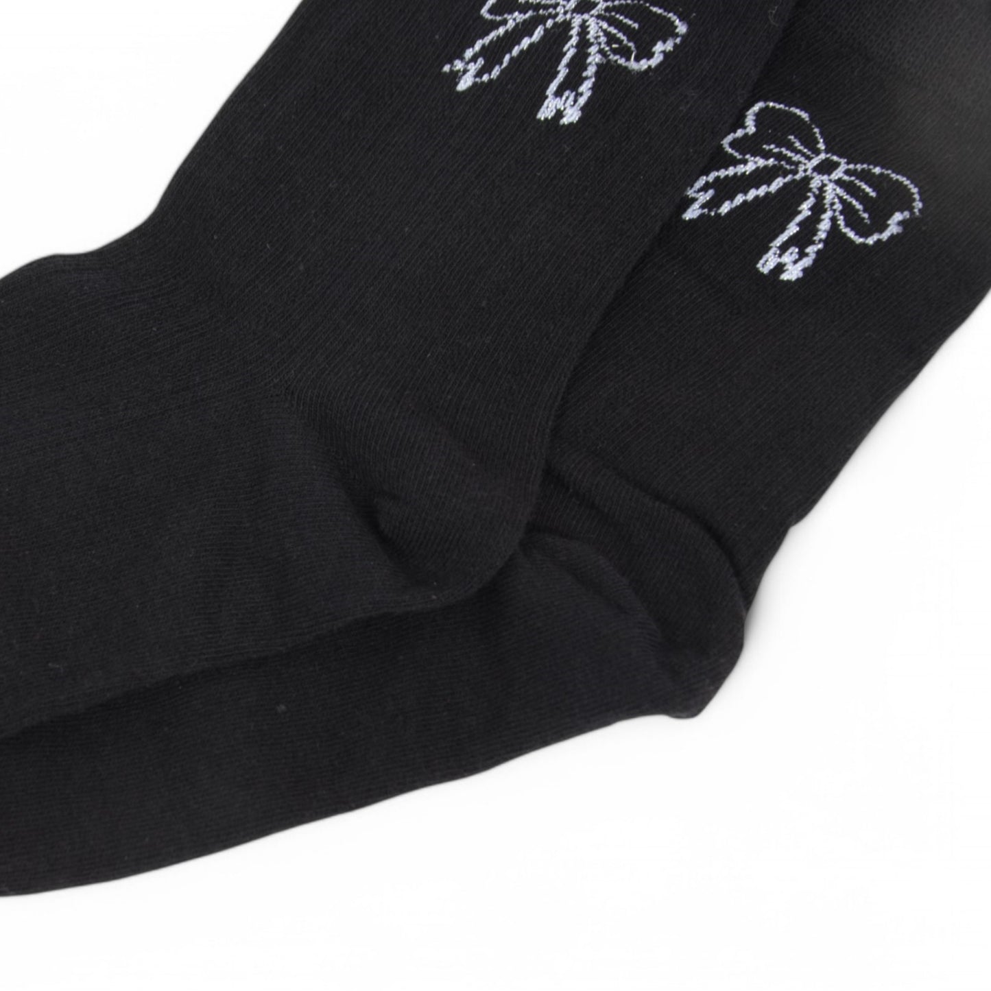Women's 3-Pack Bow Embroidery Crew Socks with Scalloped Trim and Soft Knit Fabric
