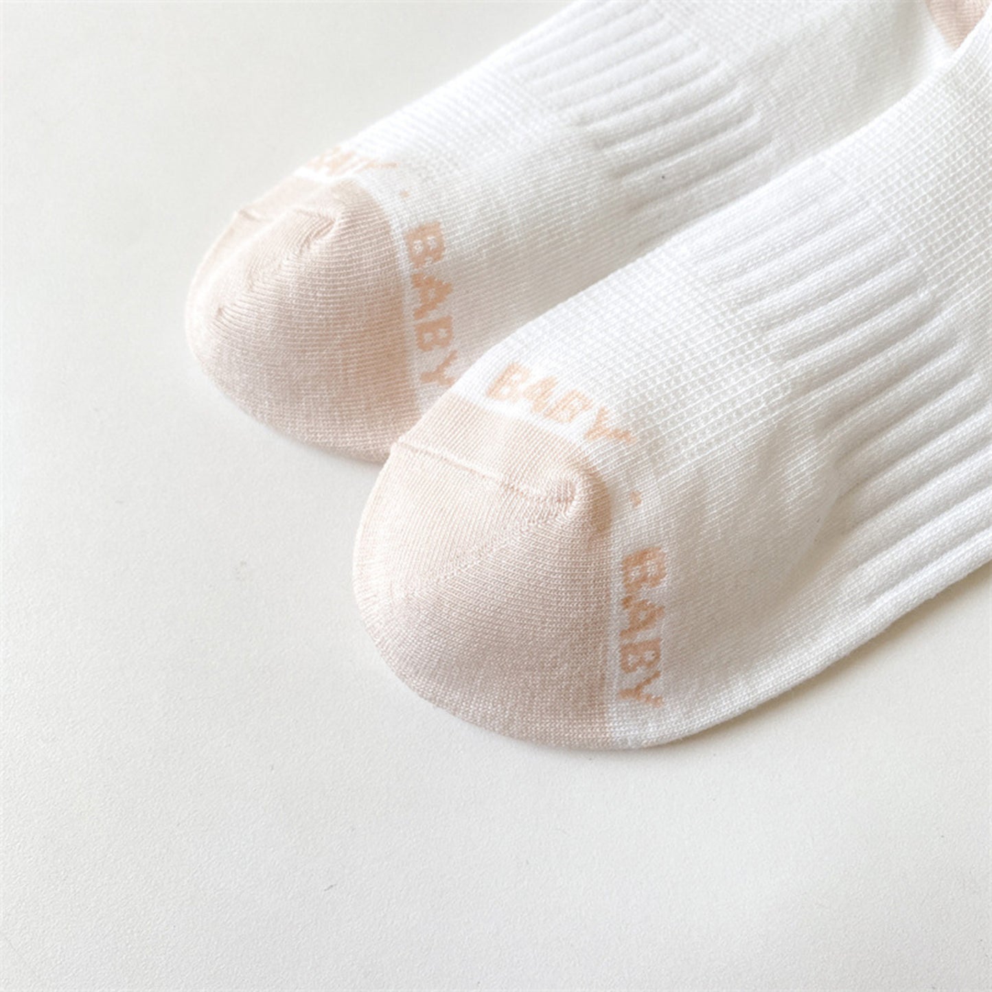 Anna-Kaci Women's Ribbed Ankle Socks with Contrast Toe and Heart Detail for Everyday Casual Wear