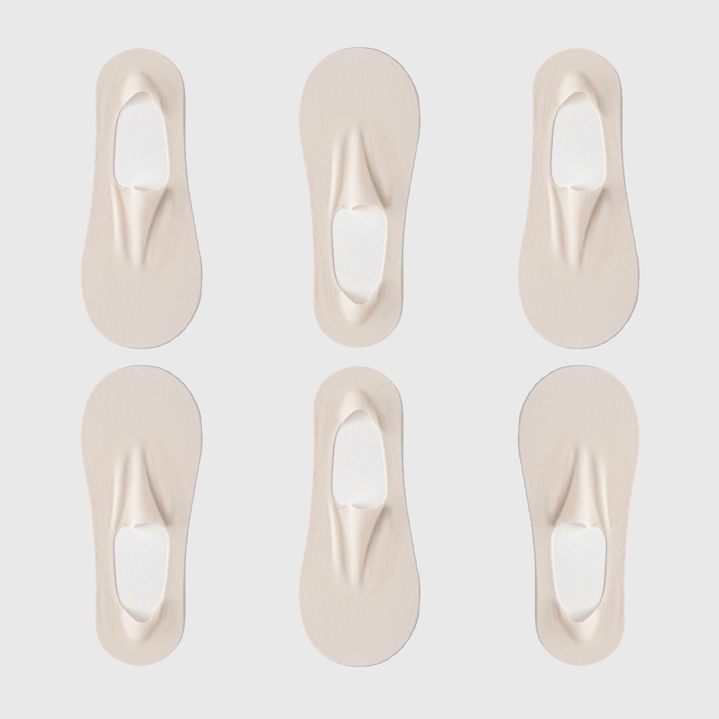 Anna-Kaci Women's Invisible Non-Slip No-Show Socks 6pk