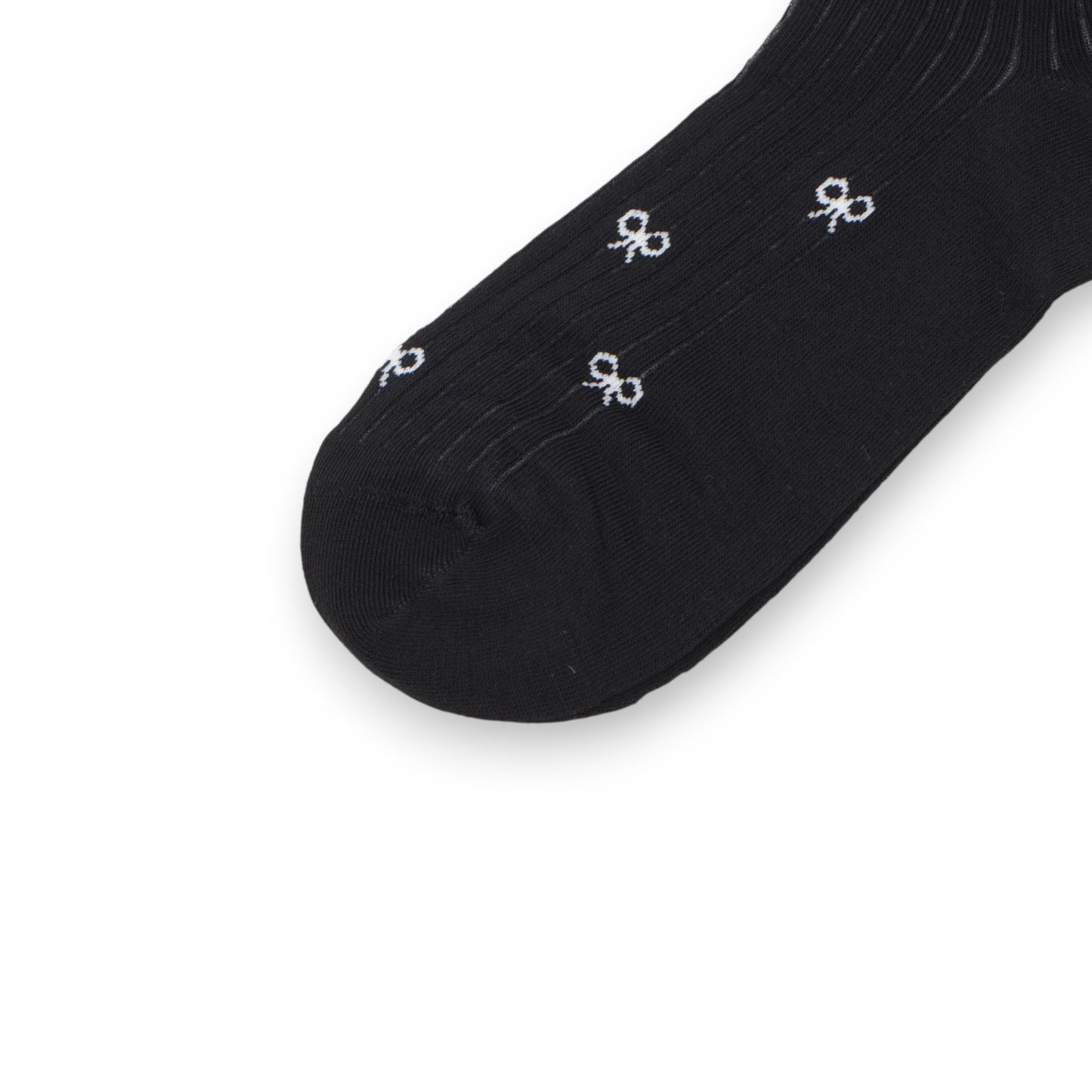 Anna-Kaci 3-Pack Women's Crew Socks with Allover Bow Embroidery and Ribbed Texture