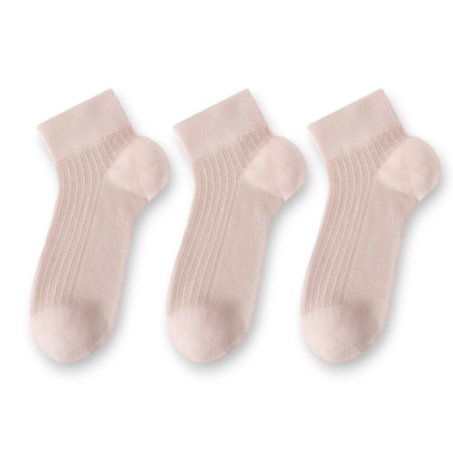 Anna-Kaci 3-Pack Women's Cotton Ankle Socks Breathable Odor Free Cooling Comfort