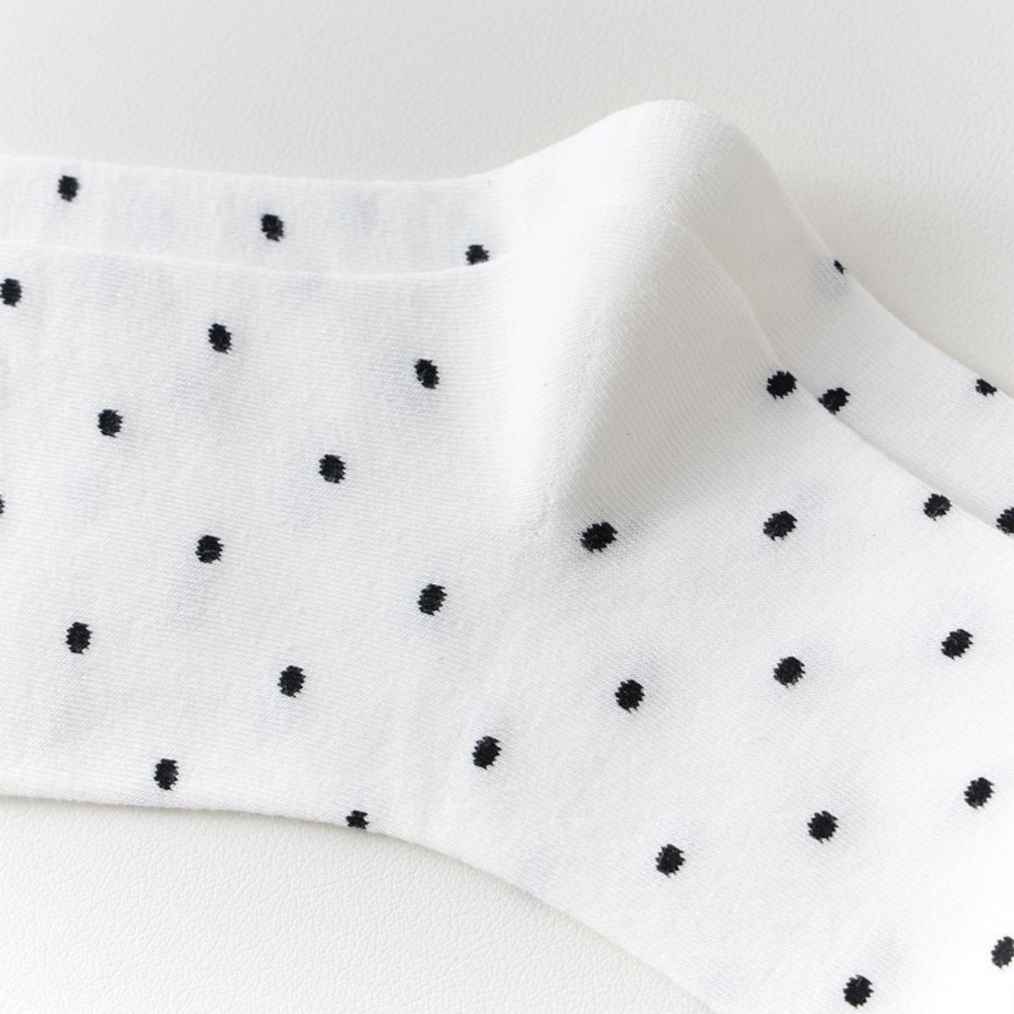 Anna-Kaci Women's 2-Pair Knee-High Socks with Classic Polka Dot Pattern Soft Stretch Fabric Perfect for Gifting and Everyday Wear