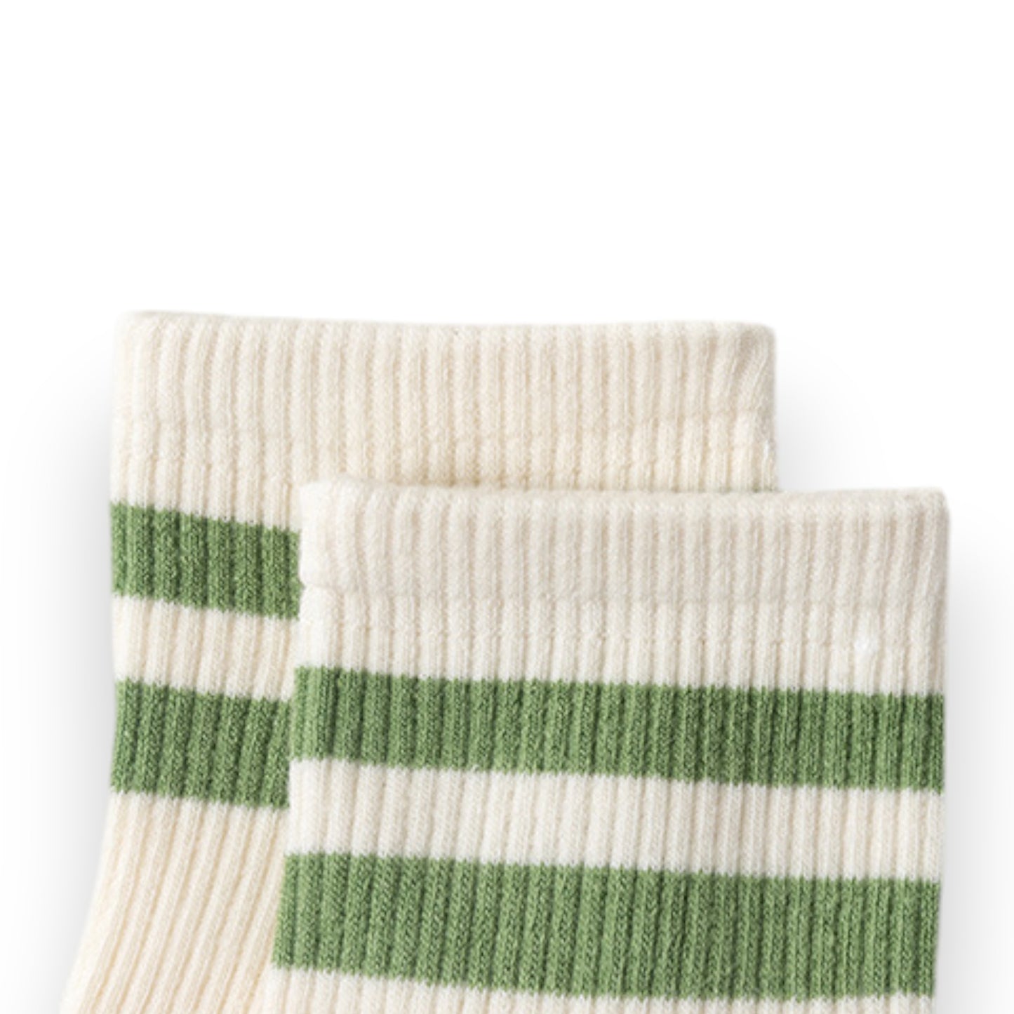 Anna-Kaci Women's 3-Pair Antibacterial and Breathable Ribbed Ankle Socks with Double Stripe Cuffs
