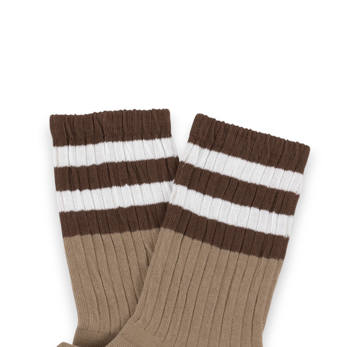 Anna-Kaci Women¡¯s 3-Pack Mid Crew Cotton Socks with Striped Cuffs Ribbed Knit Casual and Easy Matching