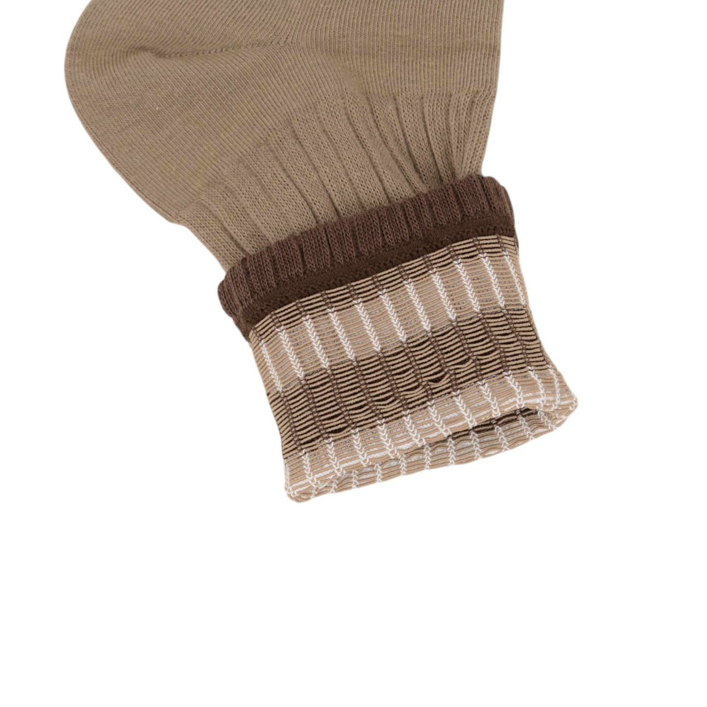 Anna-Kaci Women¡¯s 3-Pack Mid Crew Cotton Socks with Striped Cuffs Ribbed Knit Casual and Easy Matching