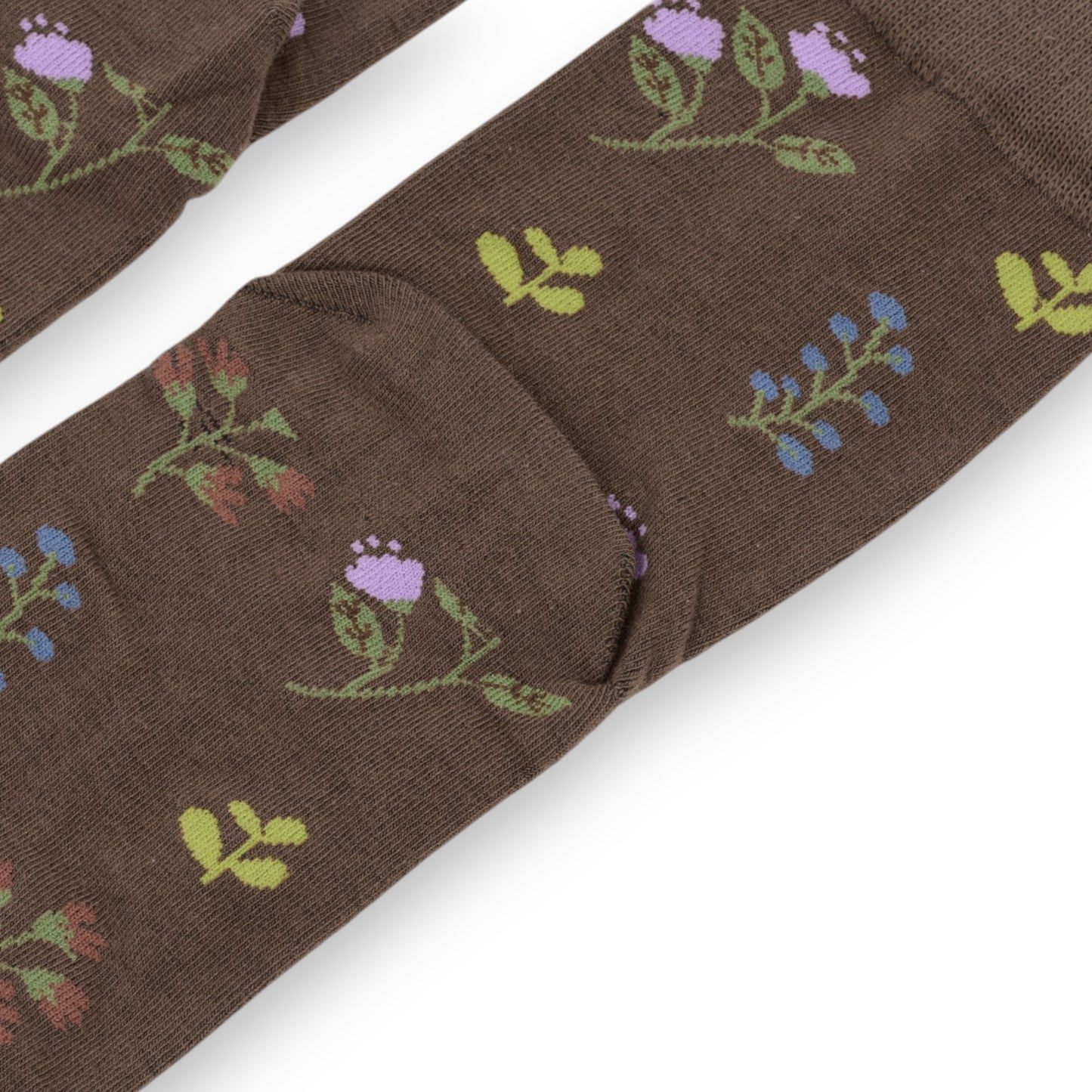 Anna-Kaci Women's 3 Pairs Floral Patterned Split-Toe Socks Soft Cotton Stretch Knit Crew Style