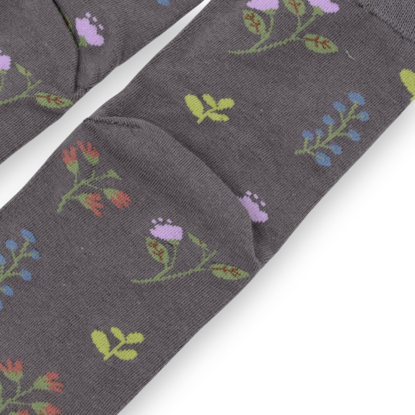 Anna-Kaci Women's 3 Pairs Floral Patterned Split-Toe Socks Soft Cotton Stretch Knit Crew Style