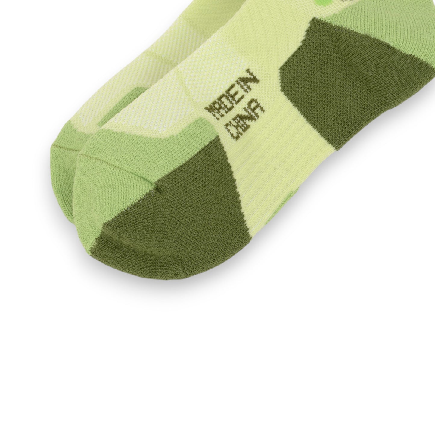 Anna-Kaci Women's 3 Pair Pack Sports Crew Socks with Color Block Toes Cushioned Soles and Ribbed Knit Design