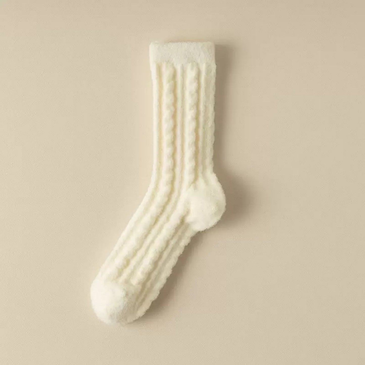 Anna-Kaci Women's 4 Pairs Cable Knit Quarter Socks Soft Stretch Fabric Cozy Everyday Wear