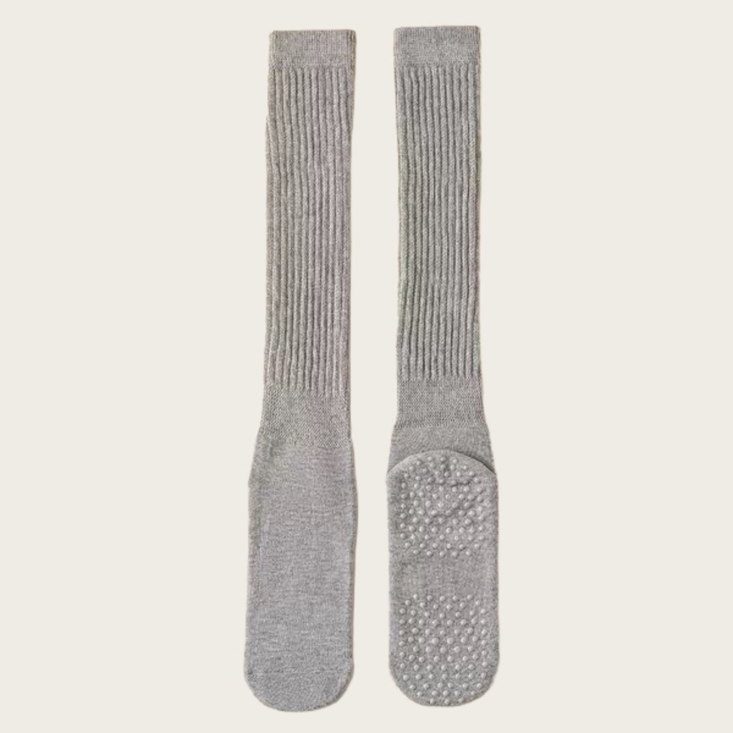 Anna-Kaci Women's 3-Pack Scrunch Grip Socks with Non-Slip Sole Soft Stretch Knit Fabric and Ribbed Ankle Design