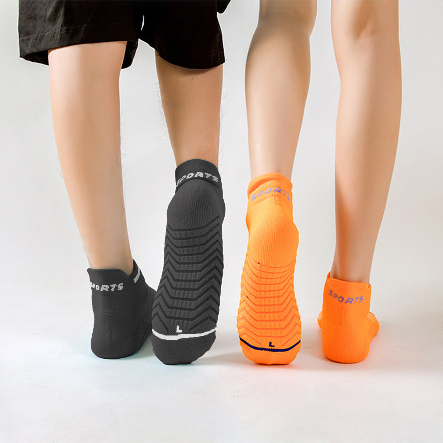 Anna-Kaci women's Anti-Slip Athletic Ankle Socks 6pk - for Running & Training