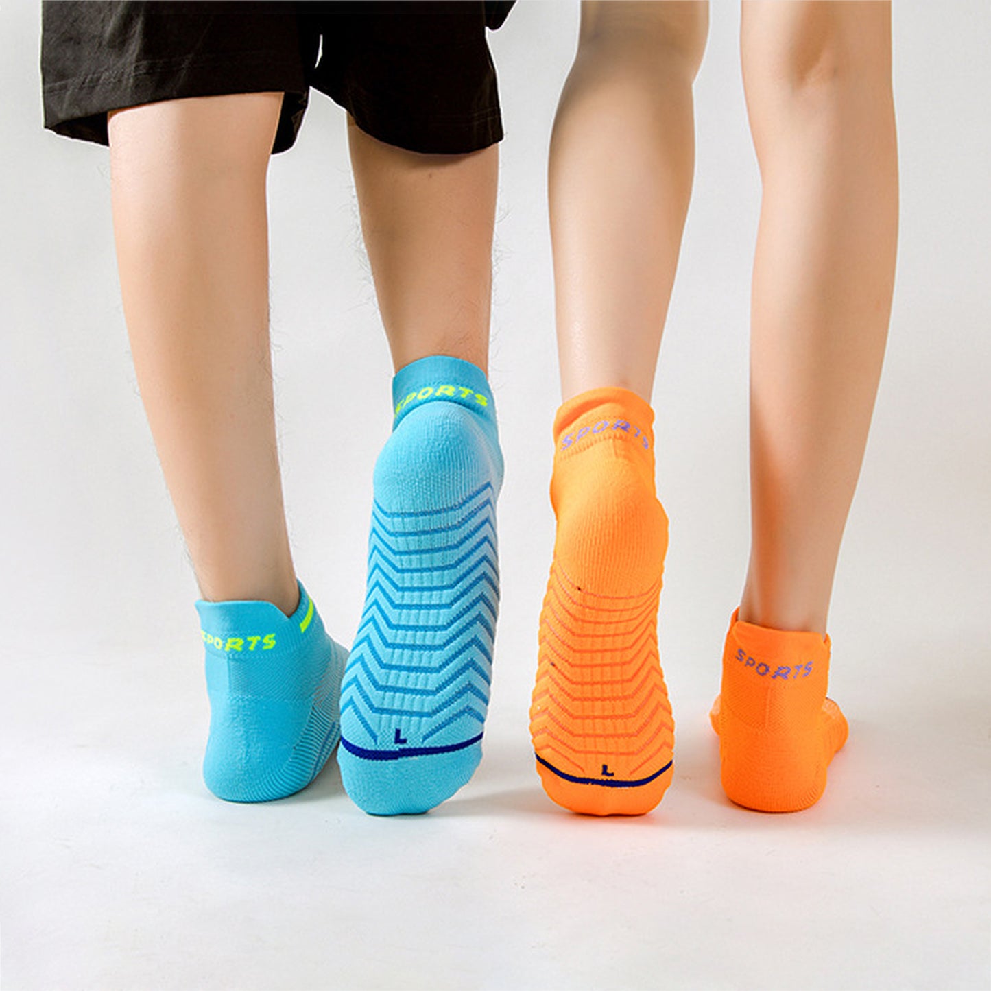 Anna-Kaci women's Anti-Slip Athletic Ankle Socks 6pk - for Running & Training