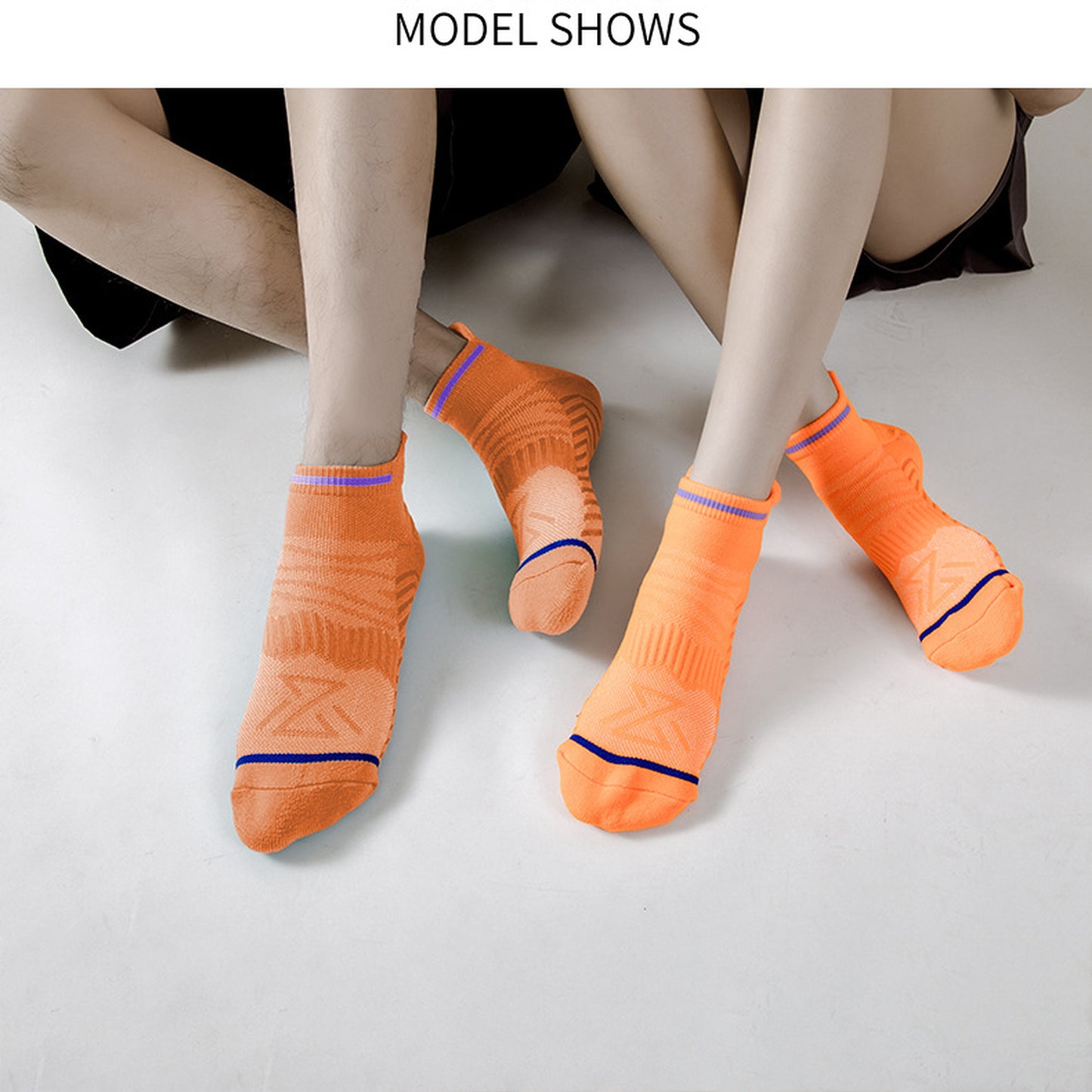 Anna-Kaci women's Anti-Slip Athletic Ankle Socks 6pk - for Running & Training