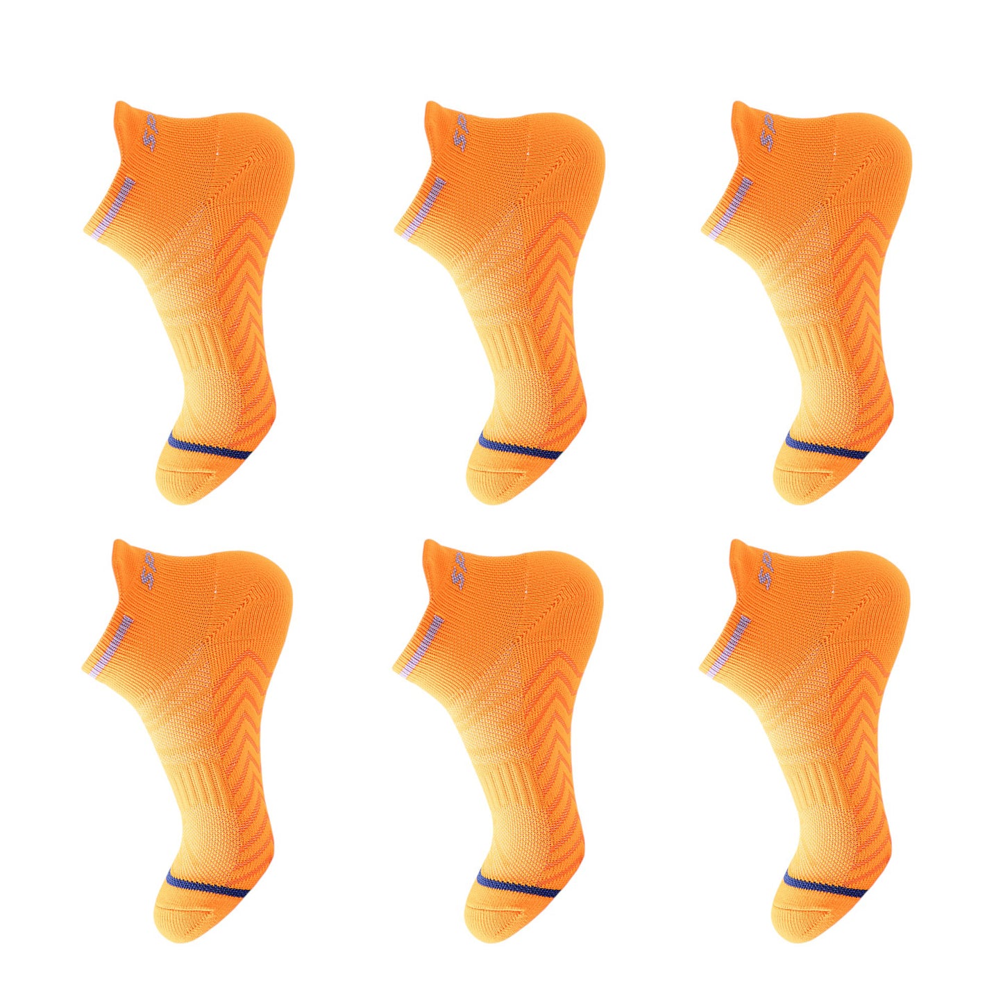 Anna-Kaci women's Anti-Slip Athletic Ankle Socks 6pk - for Running & Training