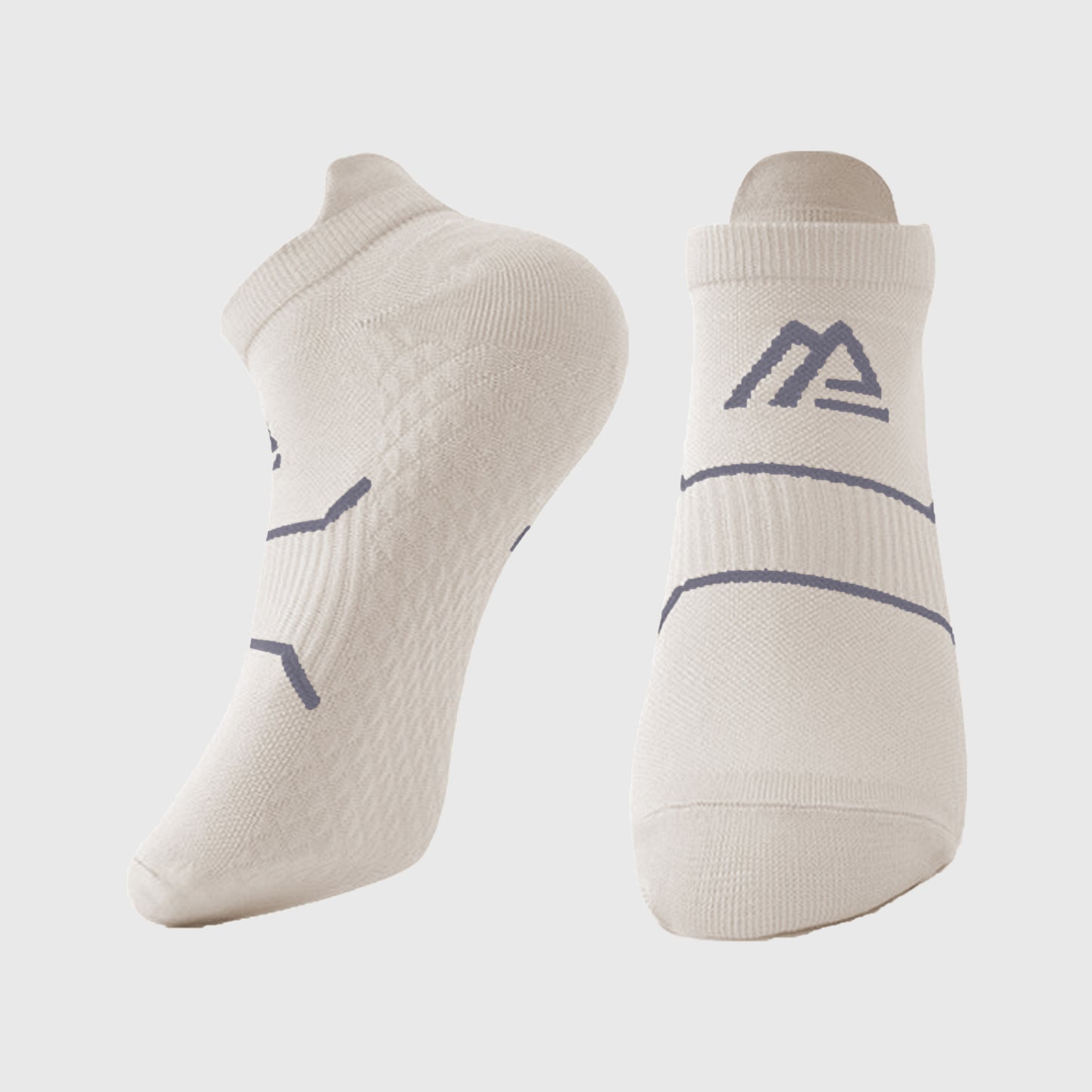 Anna-Kaci Men's Athletic Ankle Socks 6pk with Geometric Design