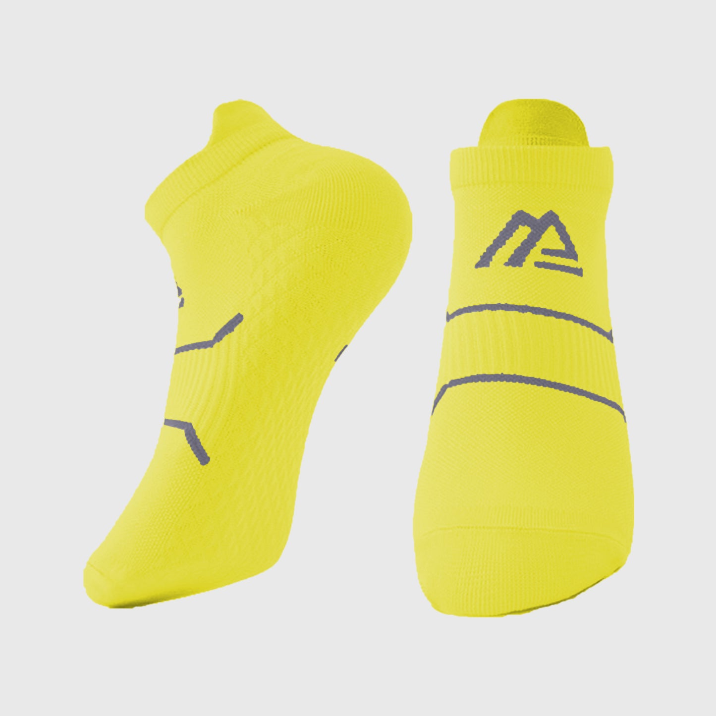 Anna-Kaci Men's Athletic Ankle Socks 6pk with Geometric Design