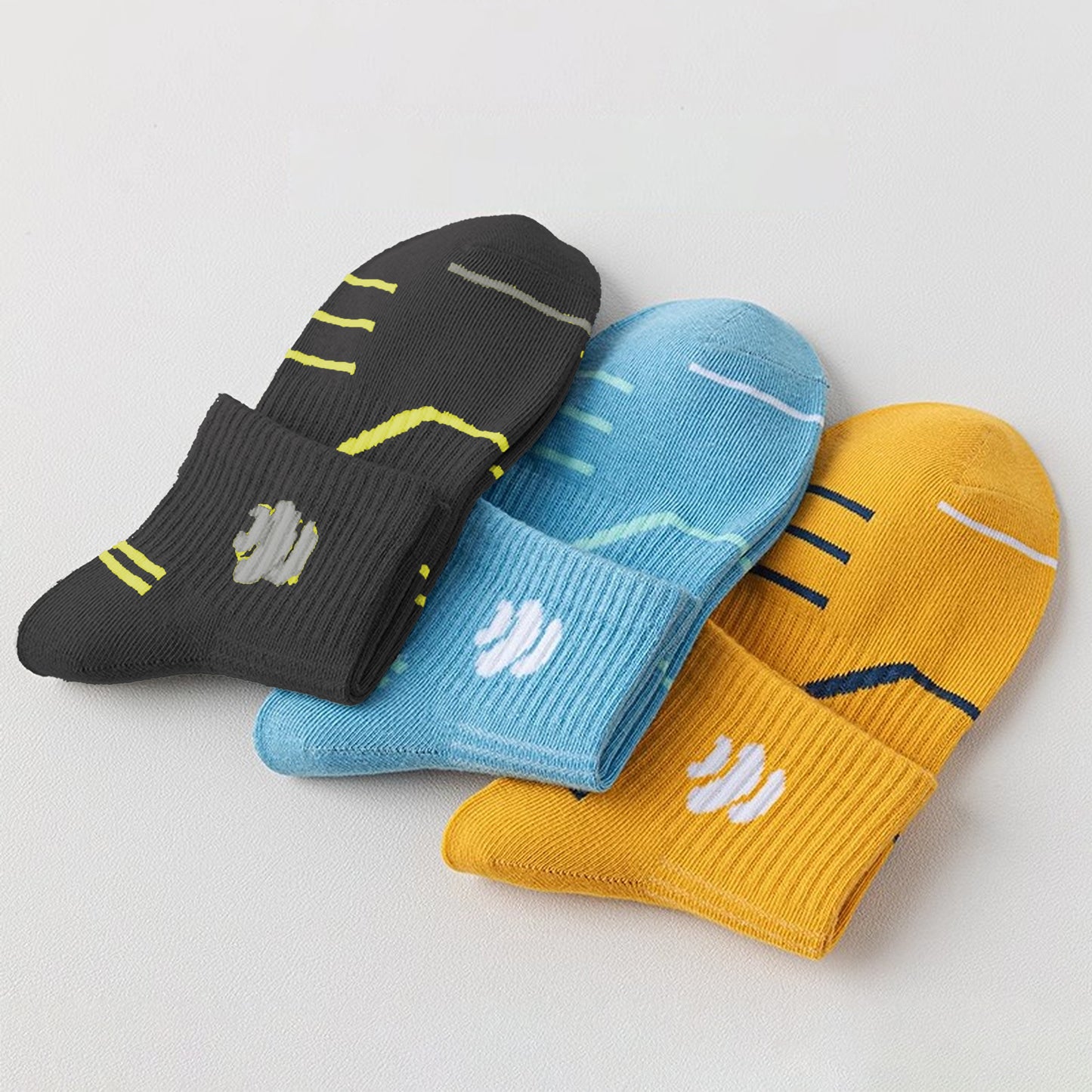 Anna-Kaci Men's Breathable Athletic Ankle Socks 6pk