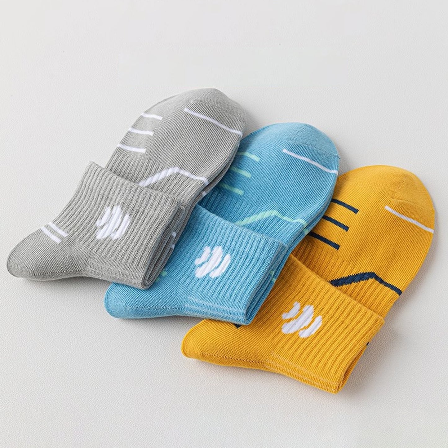 Anna-Kaci Men's Breathable Athletic Ankle Socks 6pk