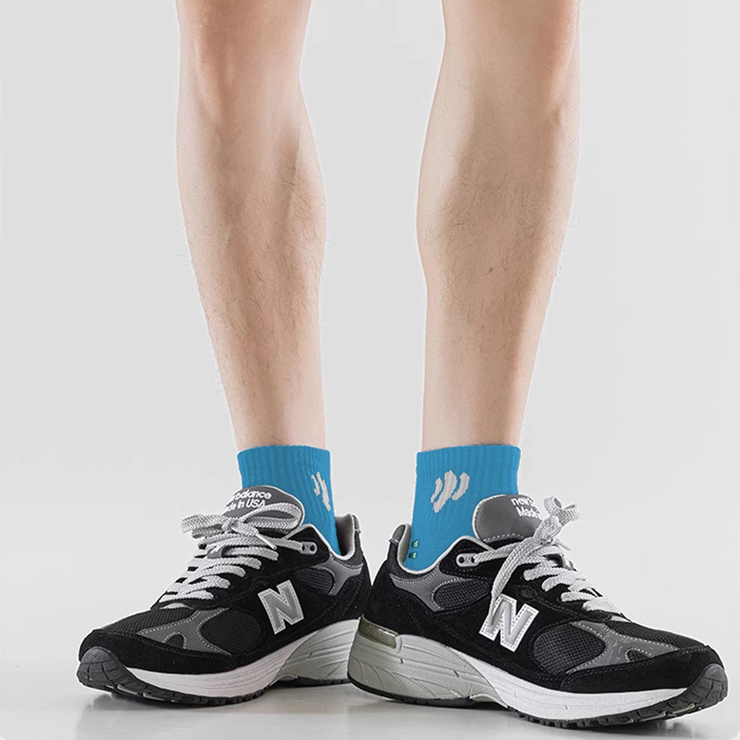 Anna-Kaci Men's Breathable Athletic Ankle Socks 6pk