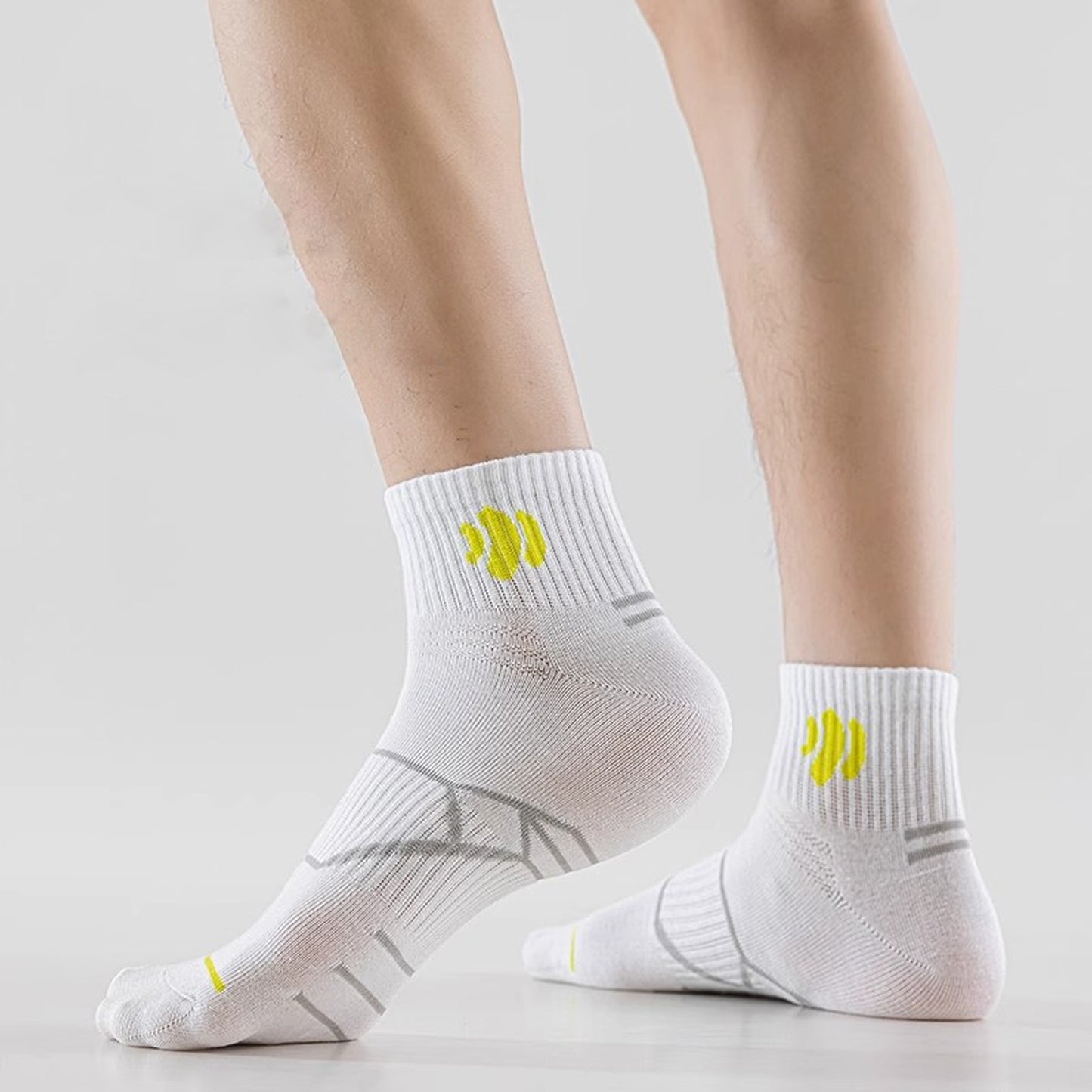 Anna-Kaci Men's Breathable Athletic Ankle Socks 6pk