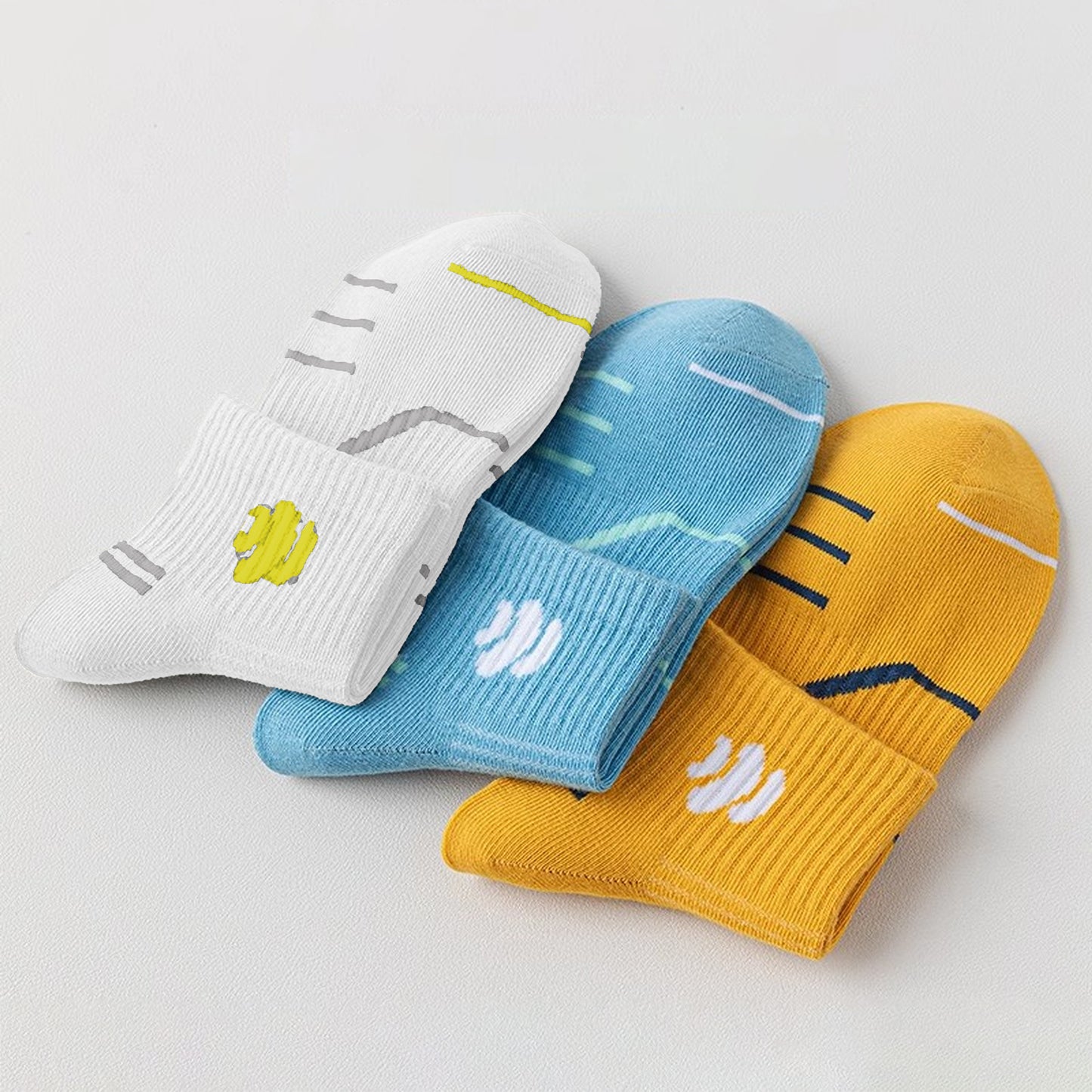 Anna-Kaci Men's Breathable Athletic Ankle Socks 6pk