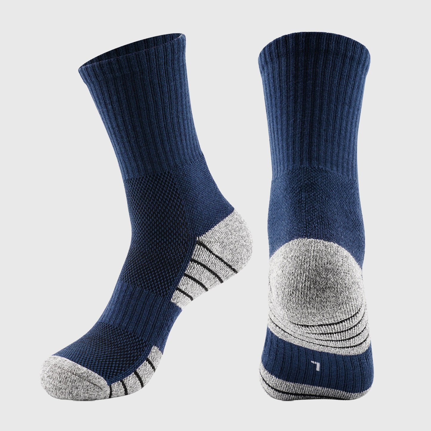 Anna-Kaci Men's Crew Athletic Socks 6pk with Accents