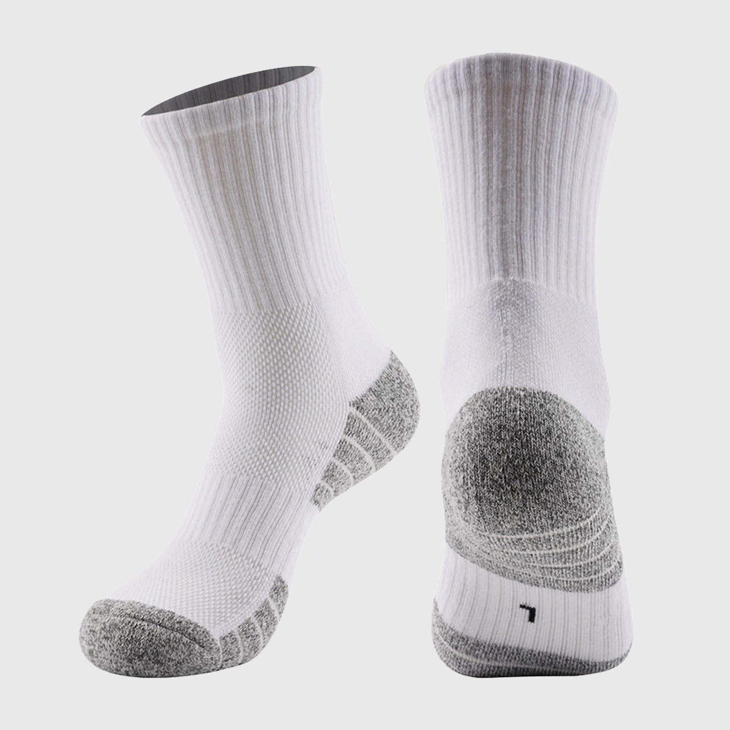 Anna-Kaci Men's Crew Athletic Socks 6pk with Accents
