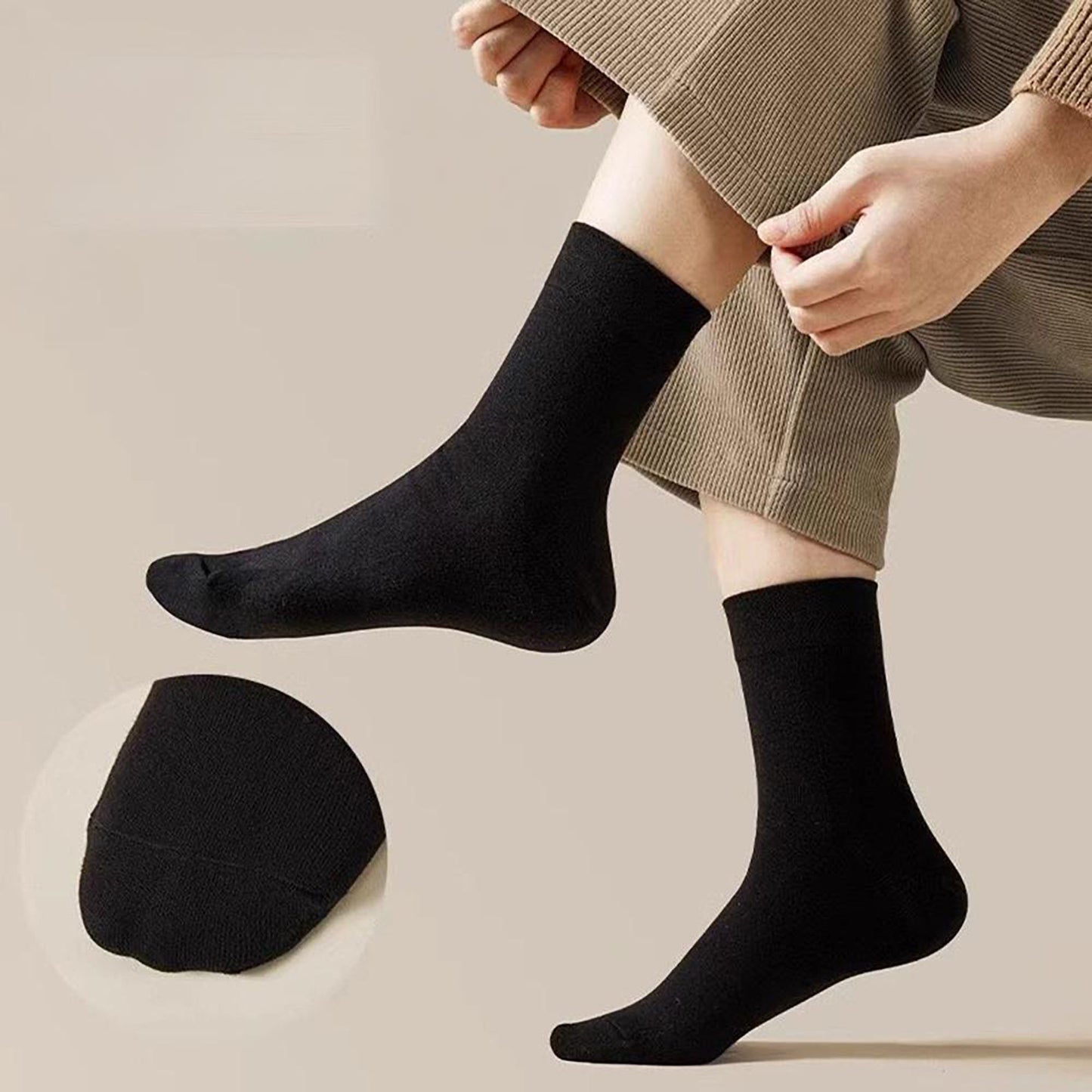 Anna-Kaci Women's 3 - Pack Classic Crew Socks with Soft Stretch Knit Fabric and Comfortable Ribbed Cuff