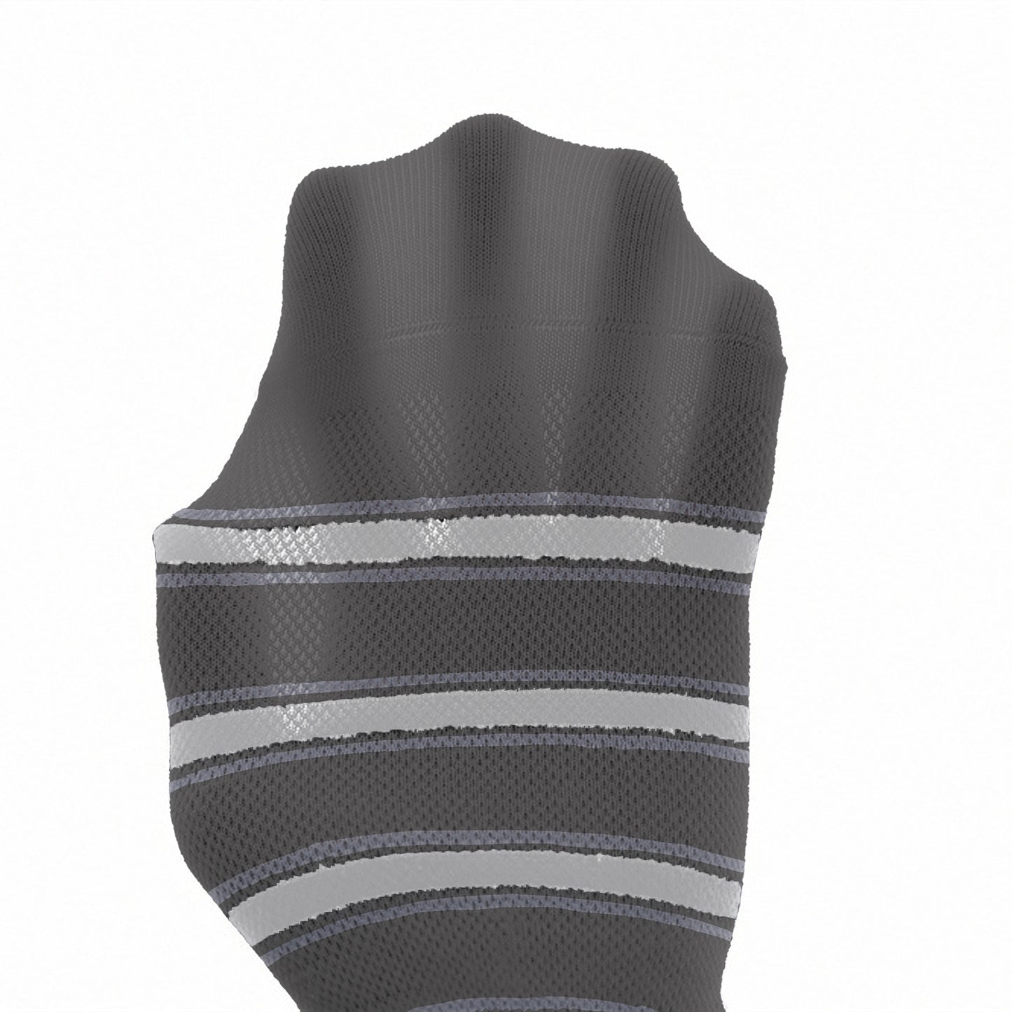 Anna-Kaci Women's 6pk Striped Ankle Socks with Cuffed Design