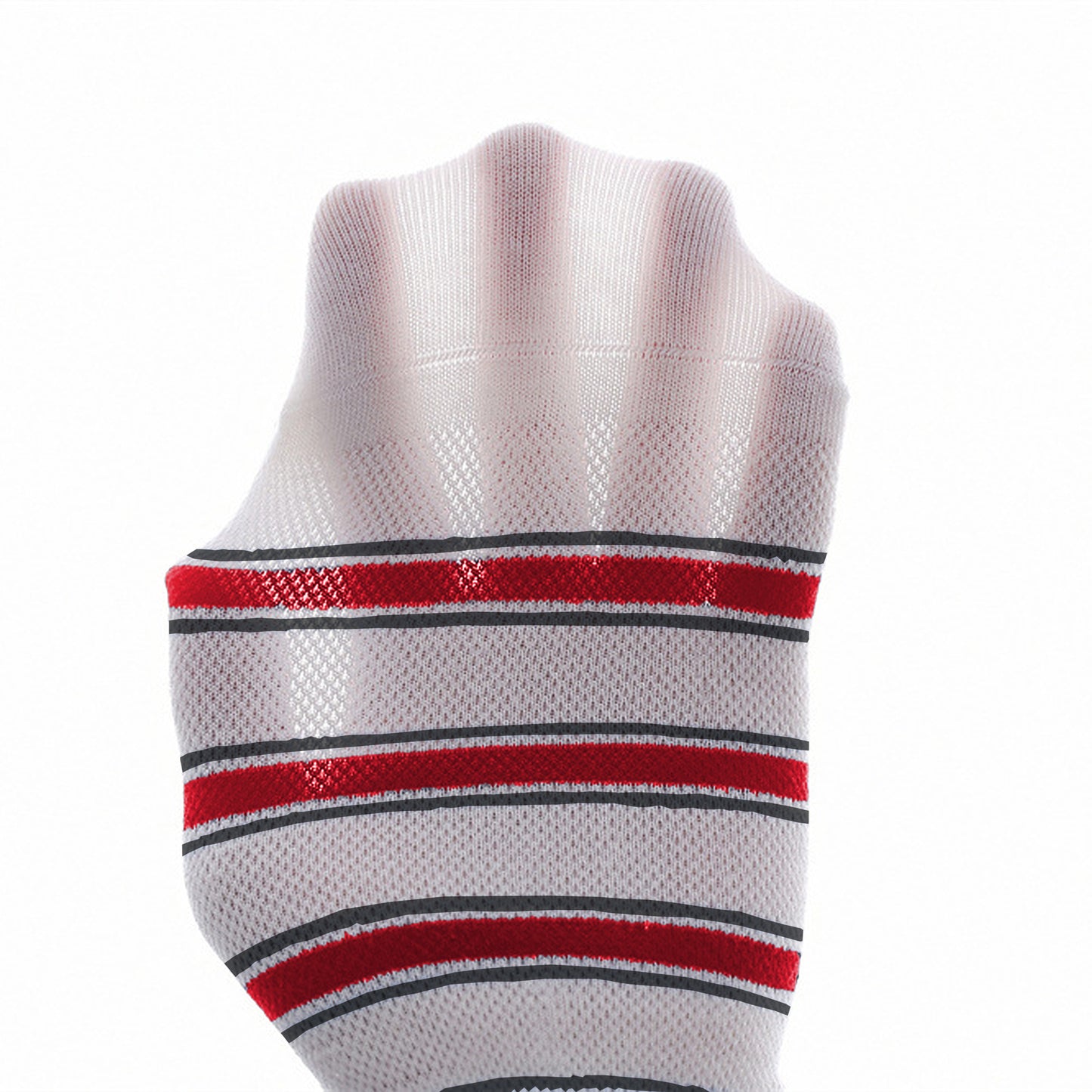 Anna-Kaci Women's 6pk Striped Ankle Socks with Cuffed Design