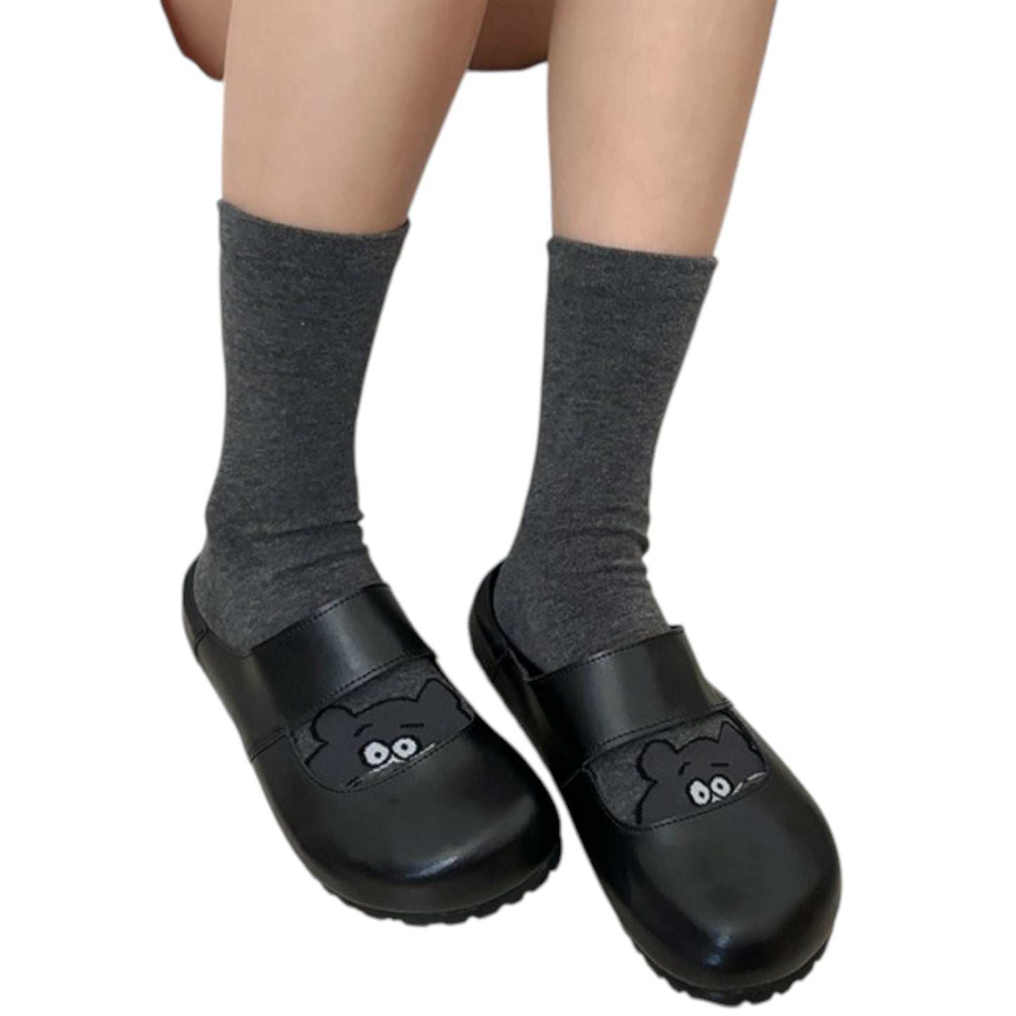 Anna-Kaci Women's 3-Pair Cotton Blend Socks with Cute Animal Designs Breathable and Comfortable