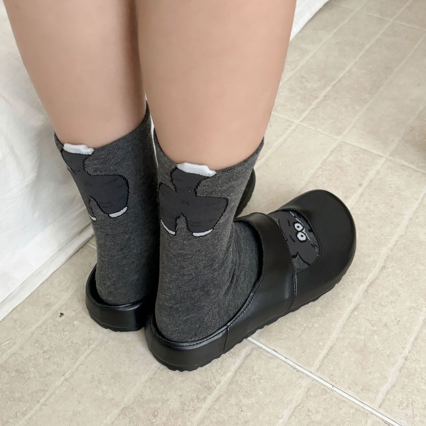 Anna-Kaci Women's 3-Pair Cotton Blend Socks with Cute Animal Designs Breathable and Comfortable