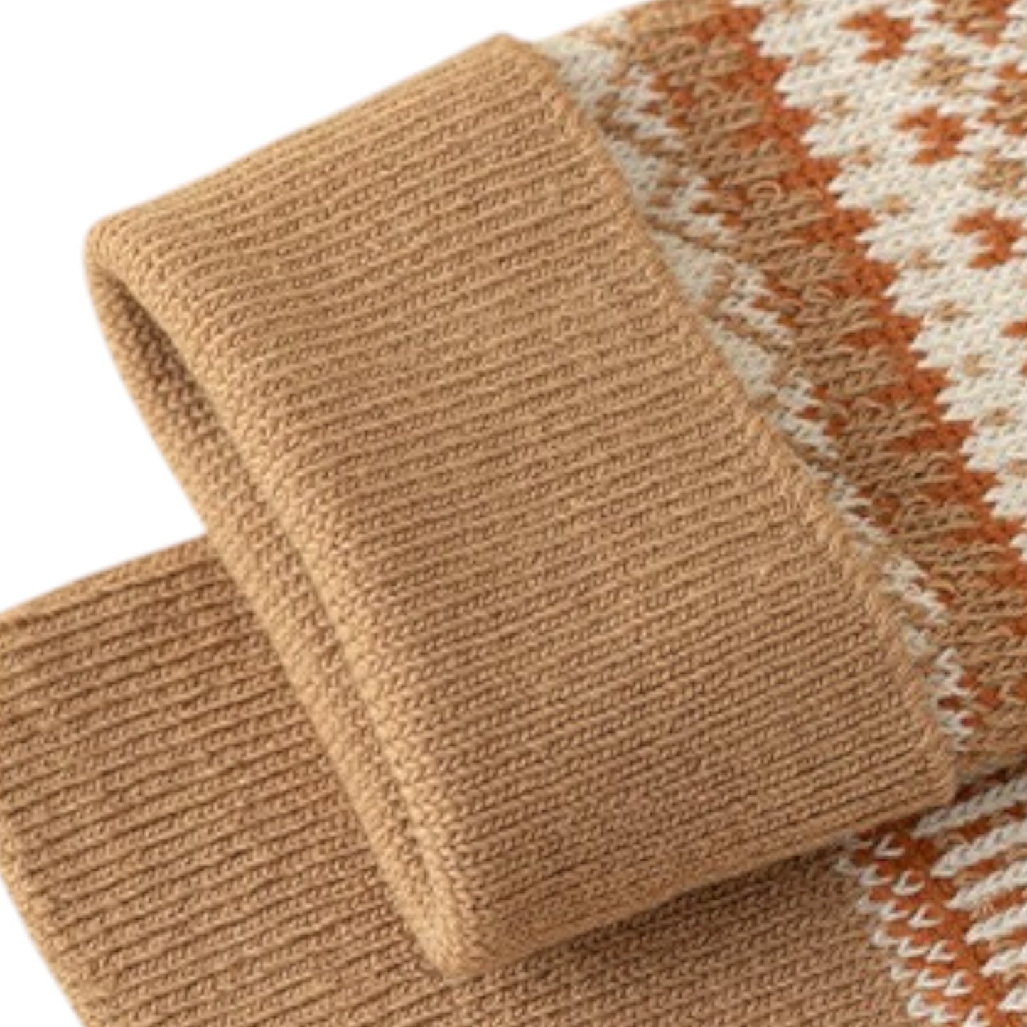 Anna-Kaci Women's 3-Pair Pack Knee-High Warm Socks with Vintage Stripe Design