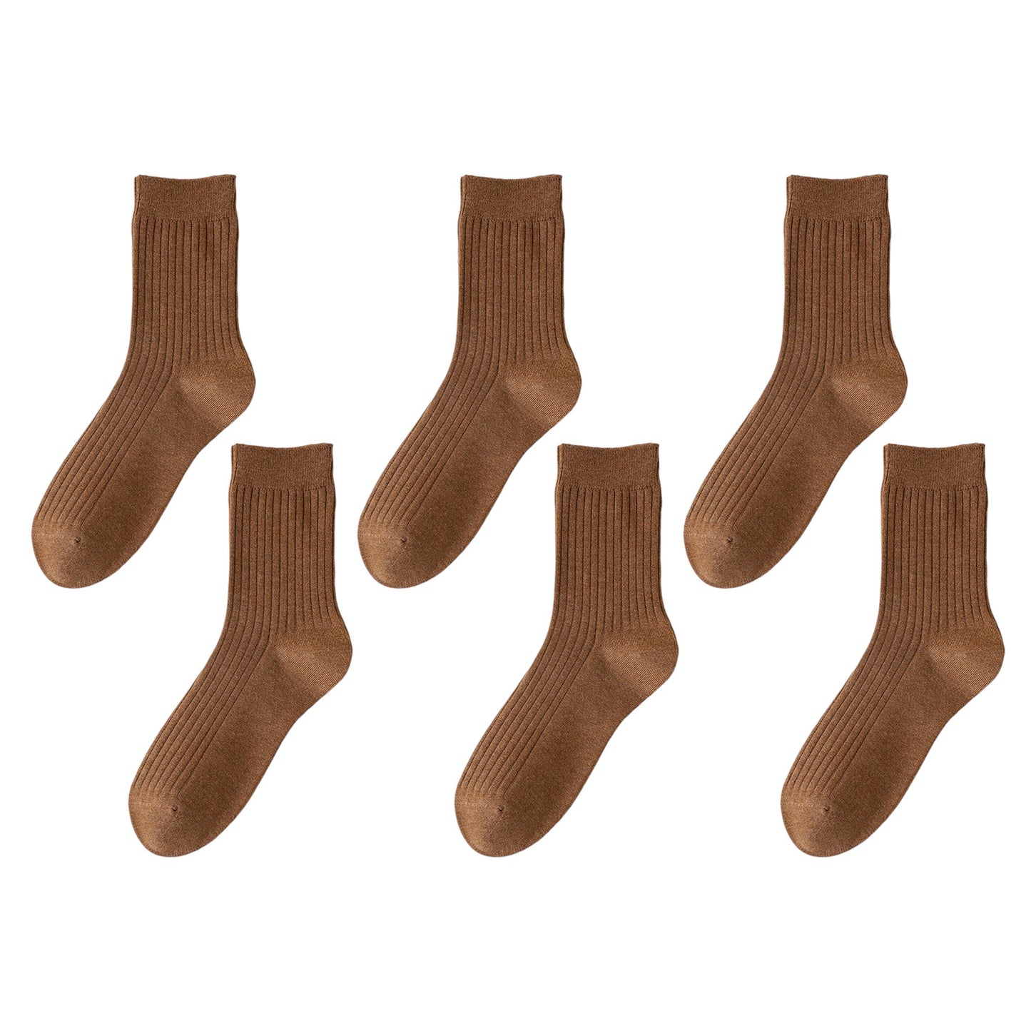 Anna-Kaci 6pk Men's Wool Crew Socks - Soft, Durable & Anti - Pilling