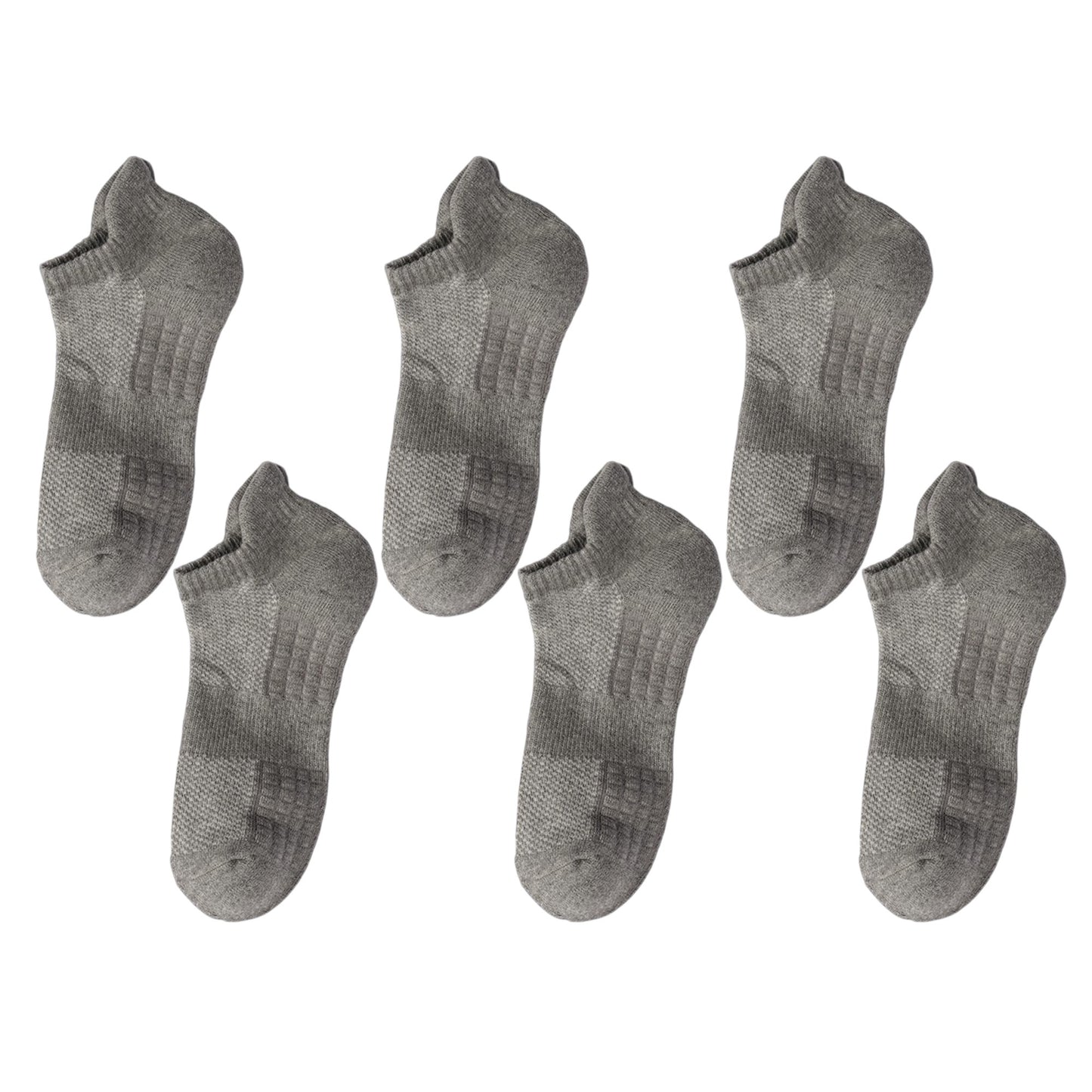 Anna-Kaci 6pk Men's Low - Cut Athletic Socks with Massage Sole & Sweat - Wicking