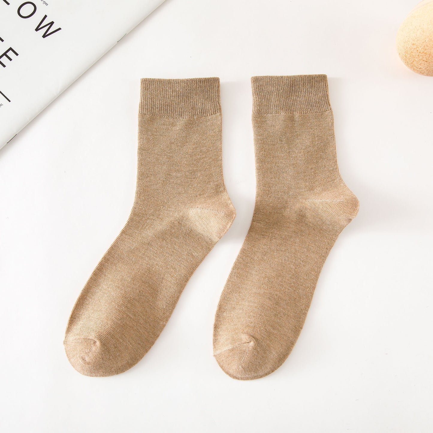 Anna-Kaci 6pk Men's Crew Socks - Soft, Comfortable & Versatile