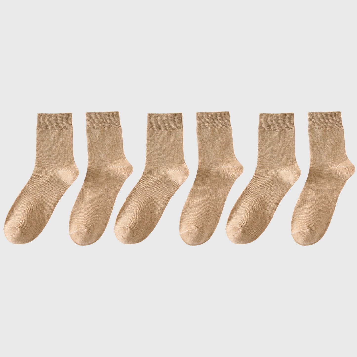 Anna-Kaci 6pk Men's Crew Socks - Soft, Comfortable & Versatile